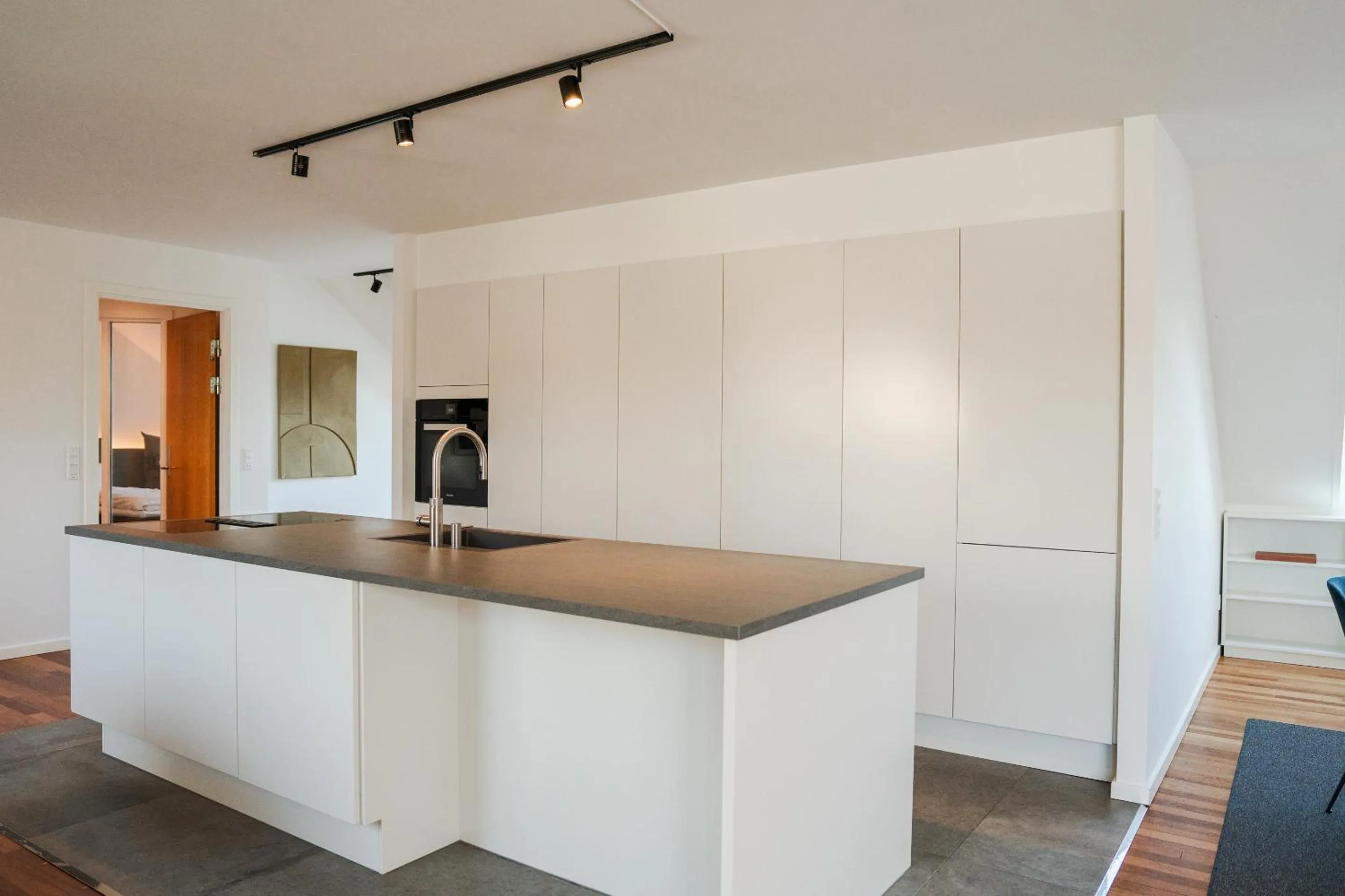 Kitchen or kitchenette in Hotel Scheelsminde