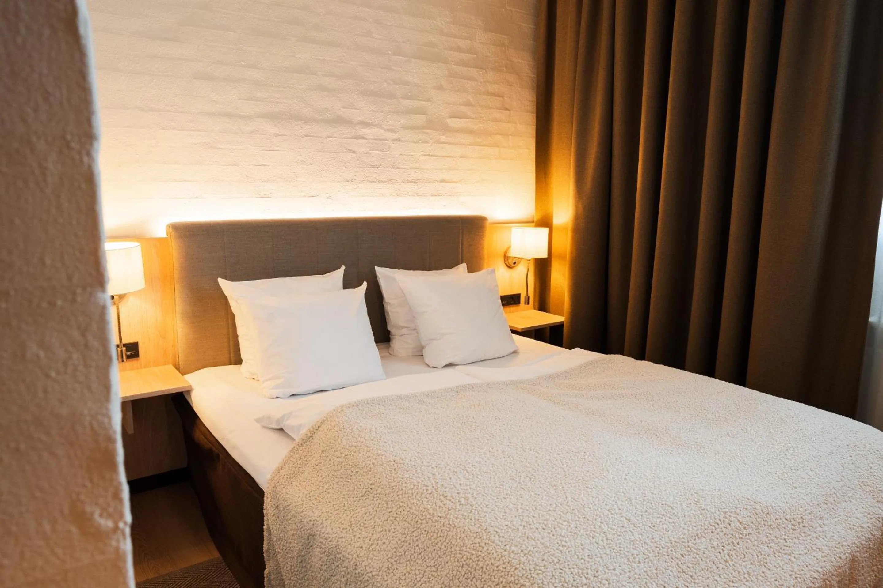 Bedroom, Bed in Hotel Scheelsminde