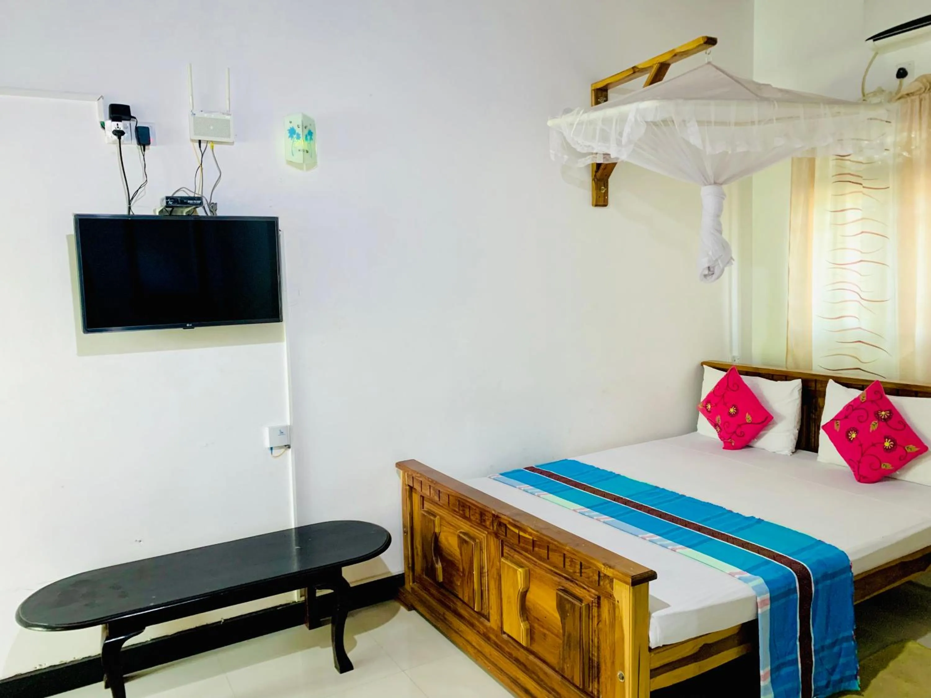 Bed in Rich Resort & Restaurant