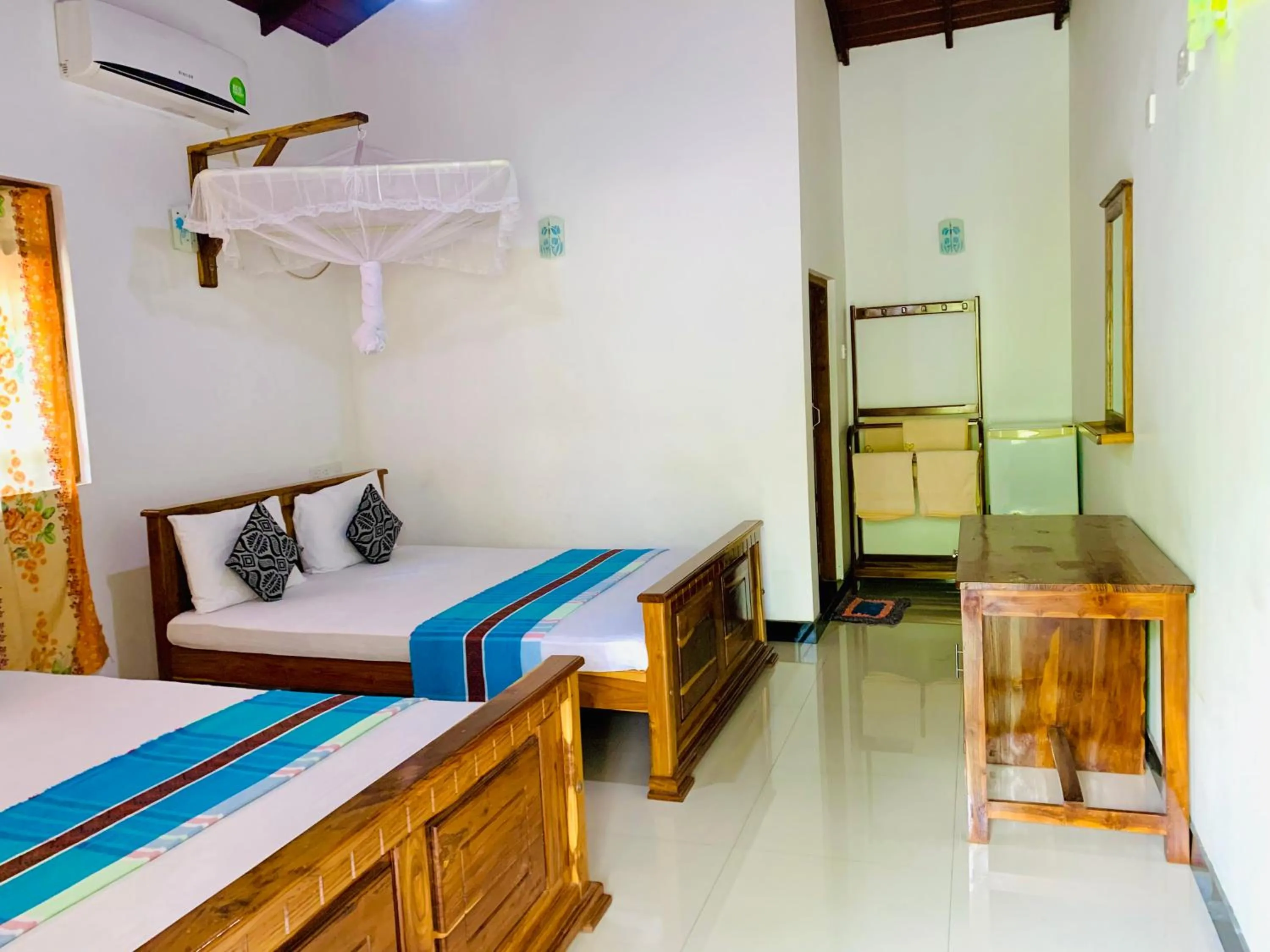 Bed in Rich Resort & Restaurant