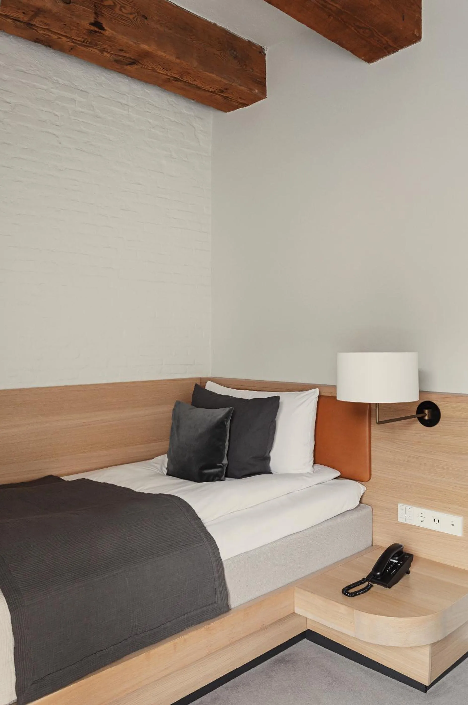 Bed in Copenhagen Admiral Hotel