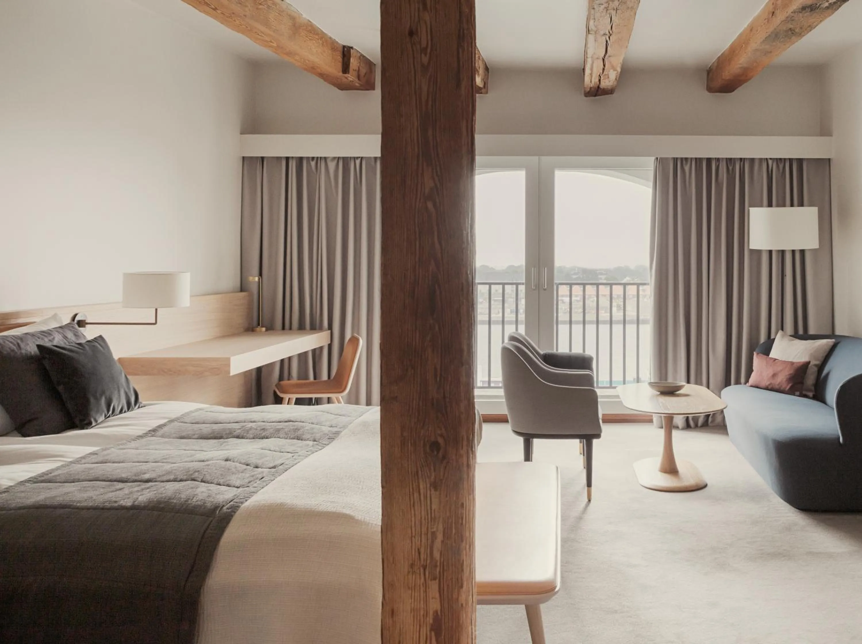 Bed in Copenhagen Admiral Hotel