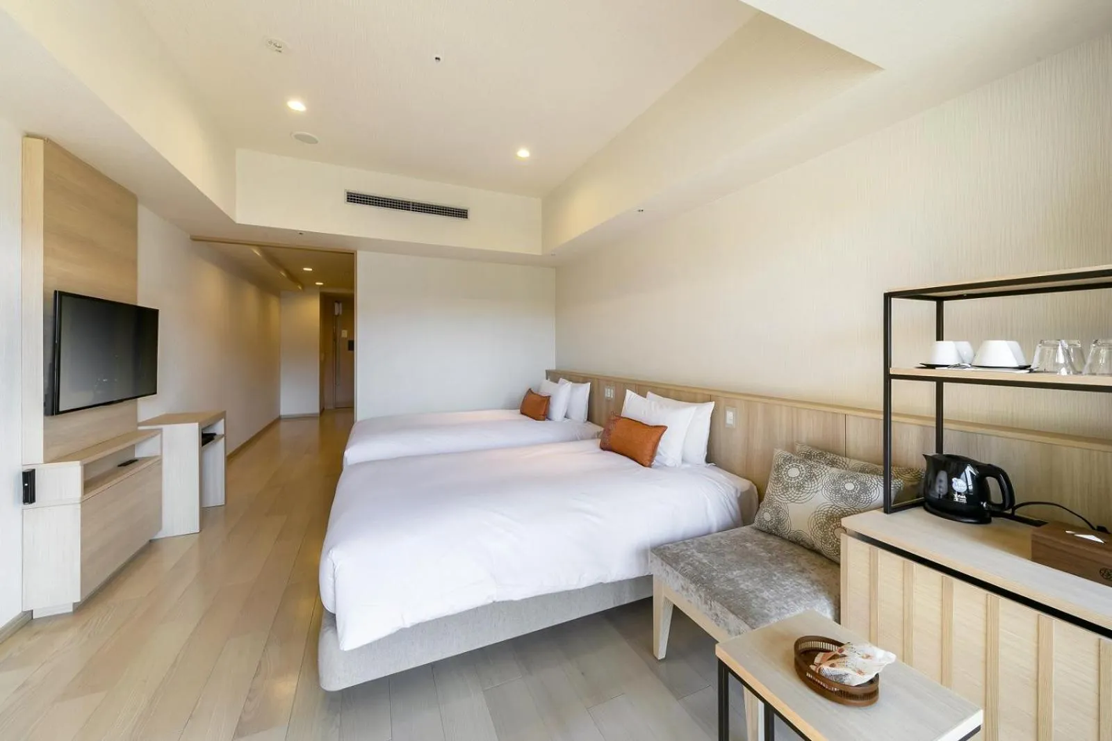 Bed in Hakone Ashinoko Hanaori