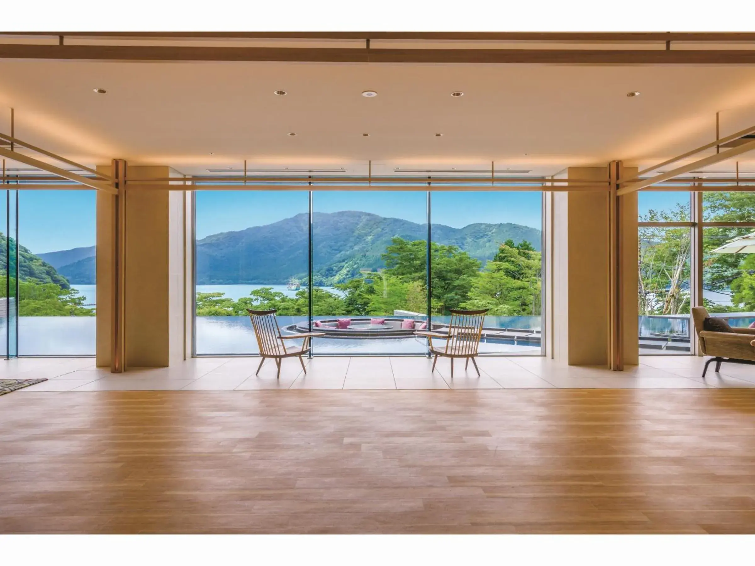 Lobby or reception in Hakone Ashinoko Hanaori Lobby or reception in Hakone Ashinoko Hanaori