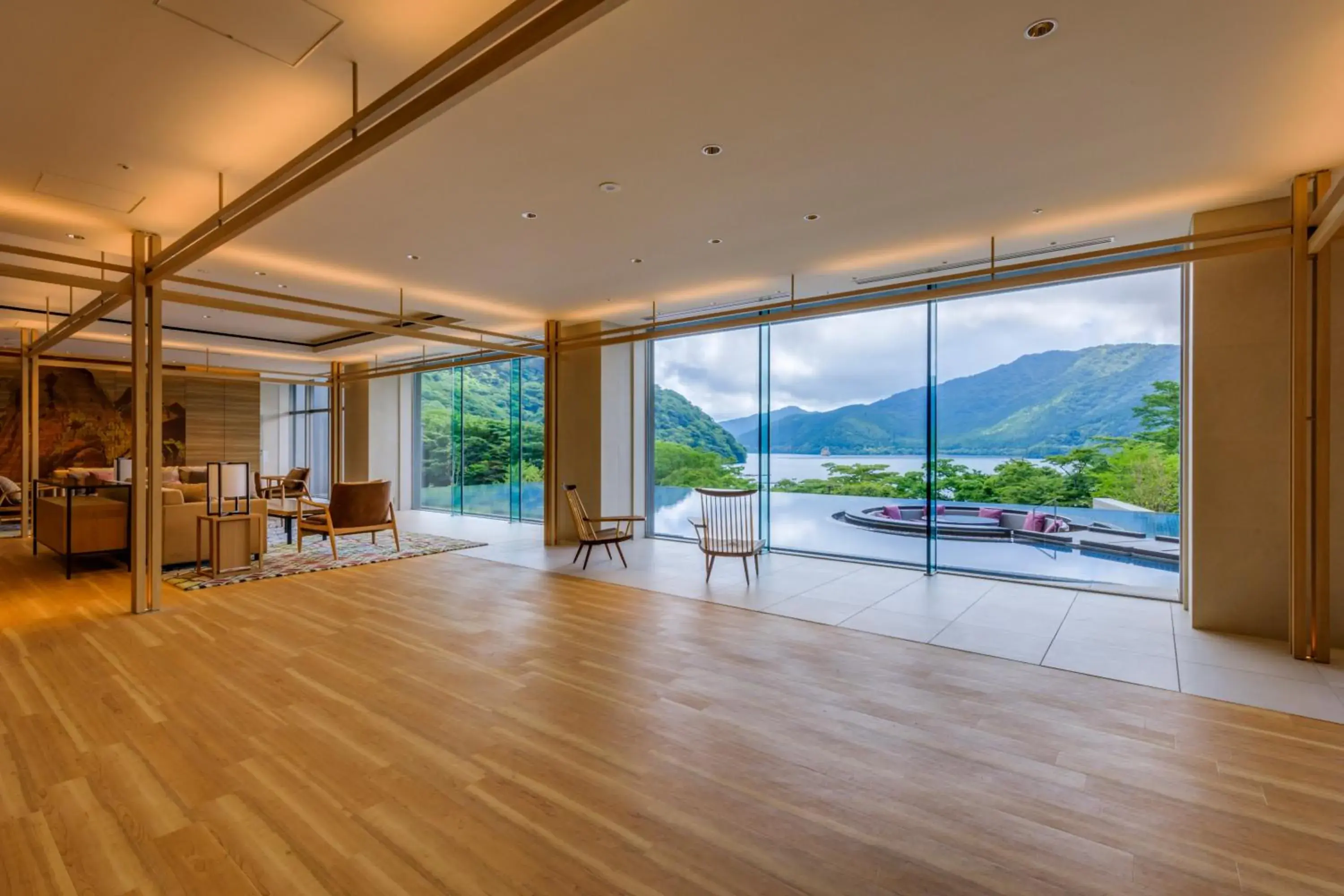 Lobby or reception in Hakone Ashinoko Hanaori Lobby or reception in Hakone Ashinoko Hanaori
