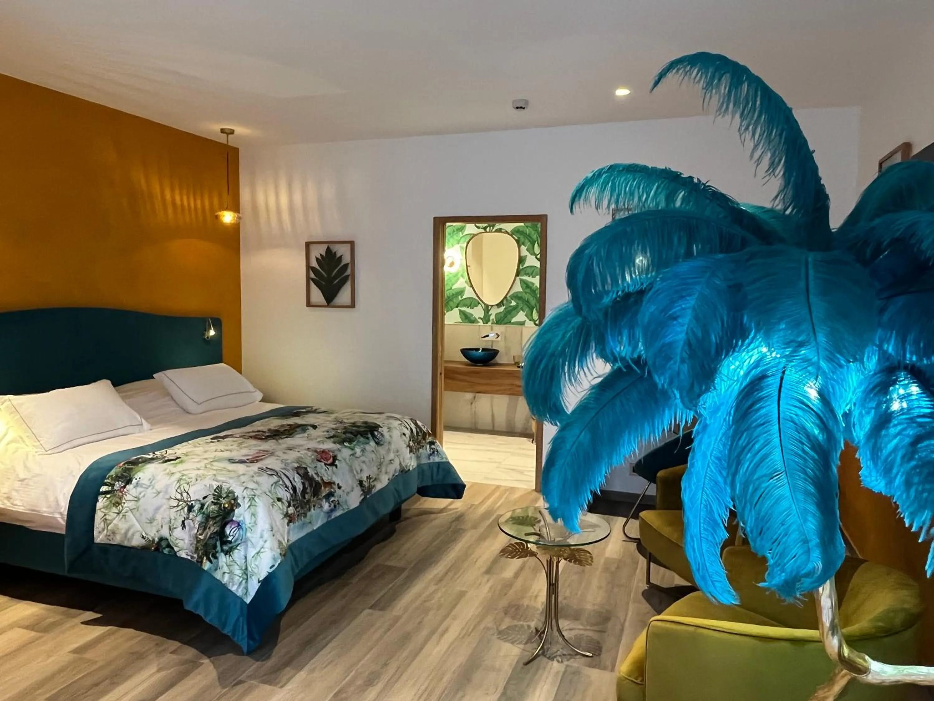 Bed in Hôtel du Domaine de La Grange de Condé