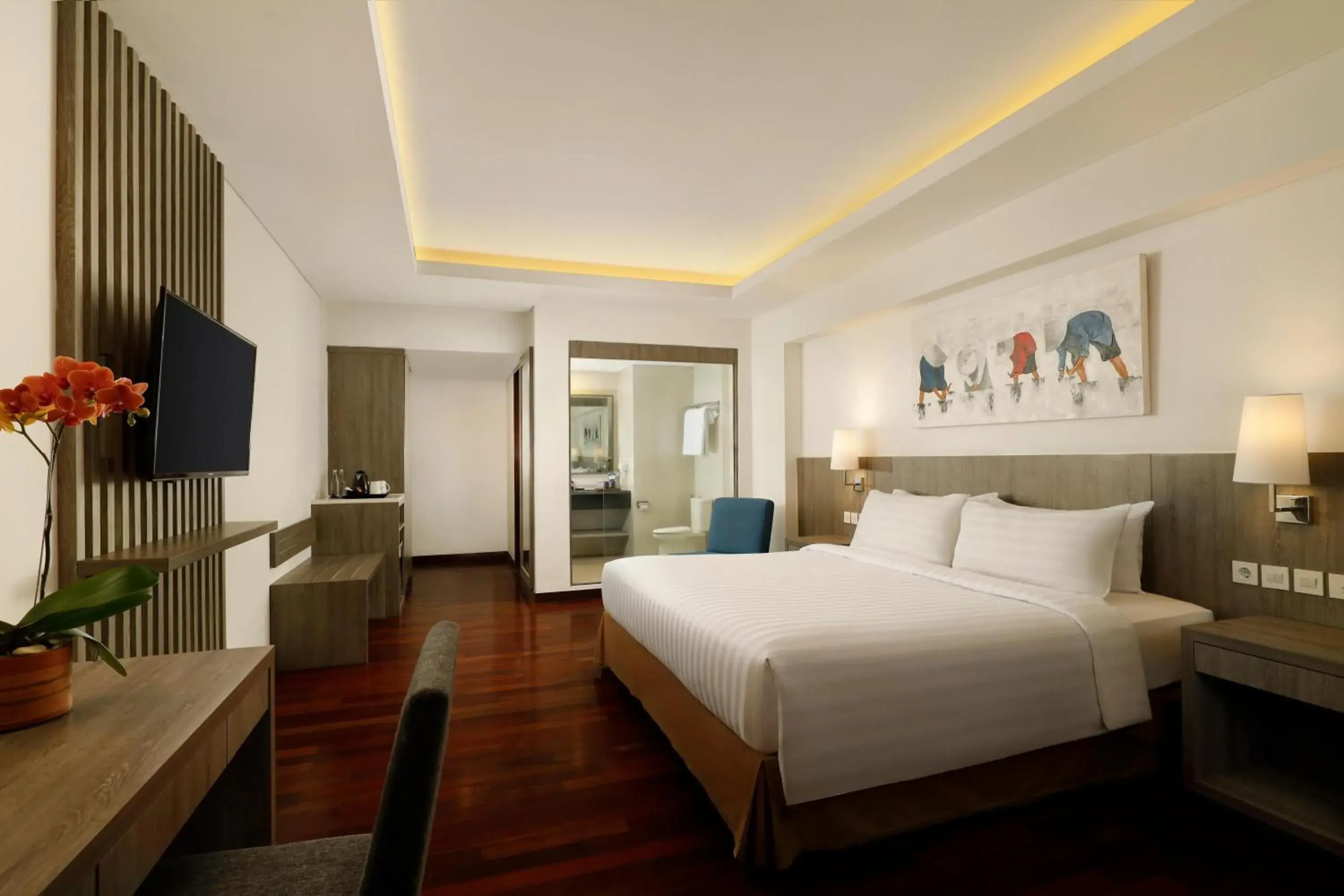 Bed in Aston Canggu Beach Resort Bed in Aston Canggu Beach Resort