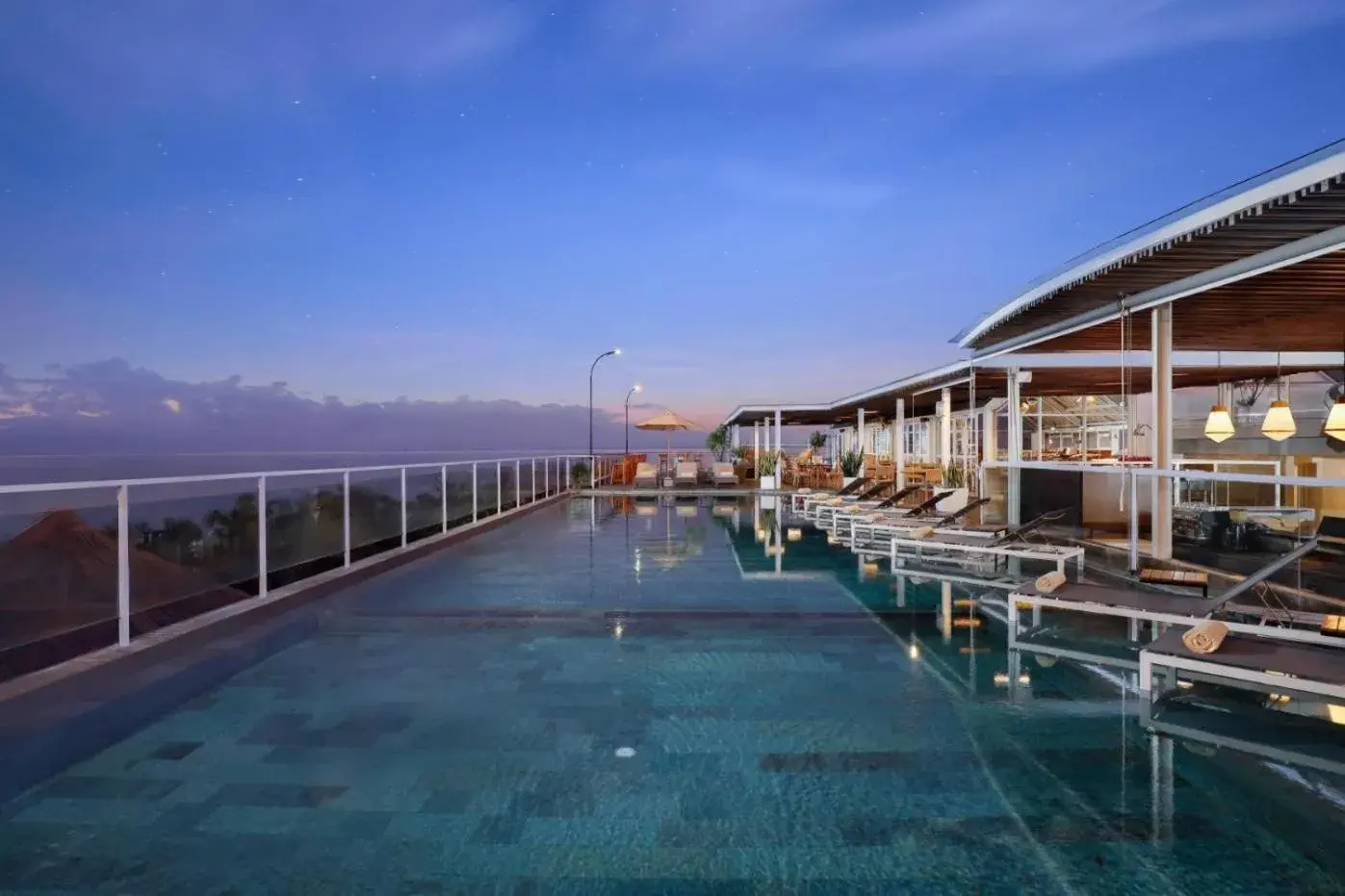 Swimming pool in Aston Canggu Beach Resort Swimming pool in Aston Canggu Beach Resort