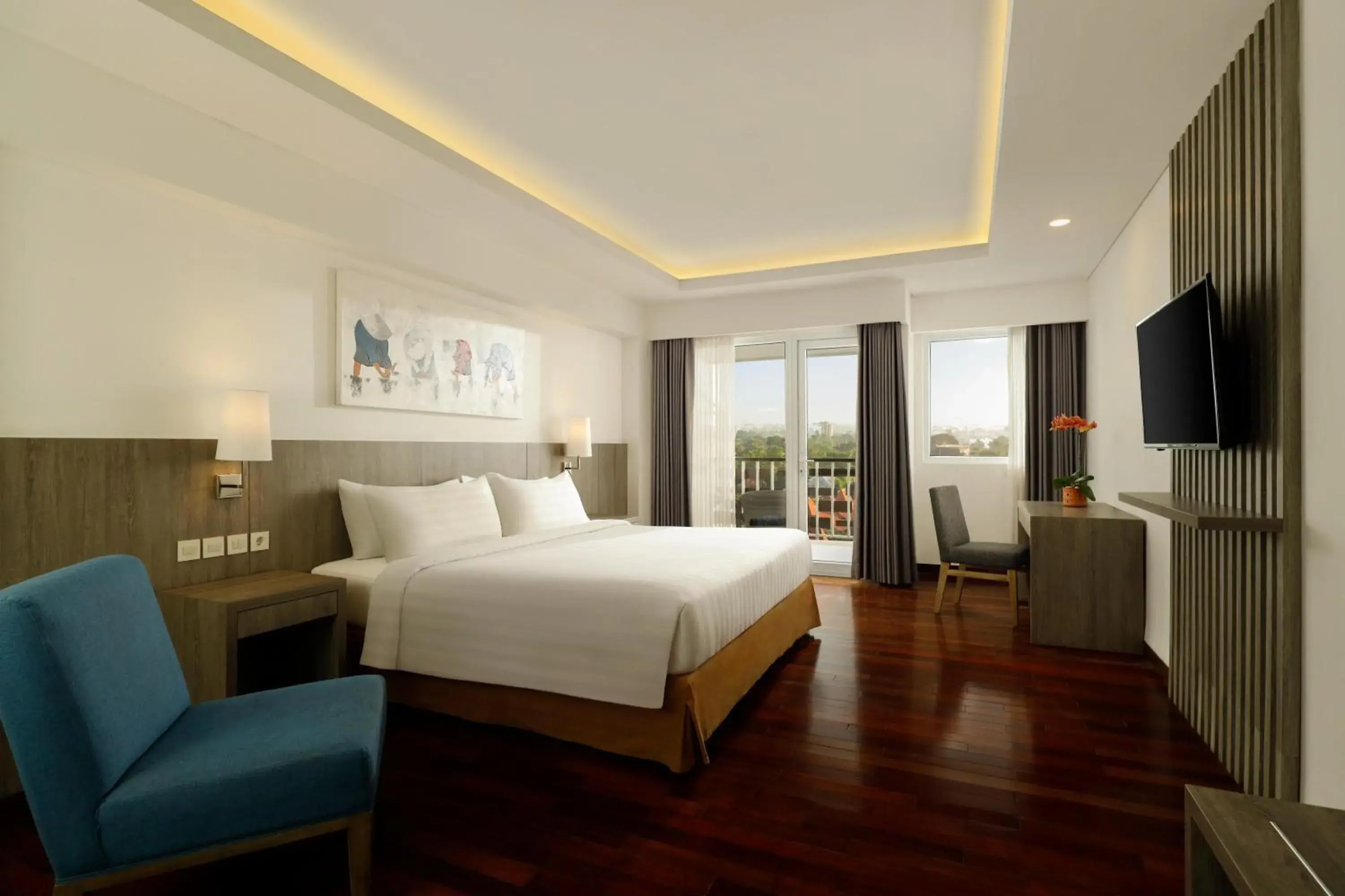 Bed in Aston Canggu Beach Resort Bed in Aston Canggu Beach Resort