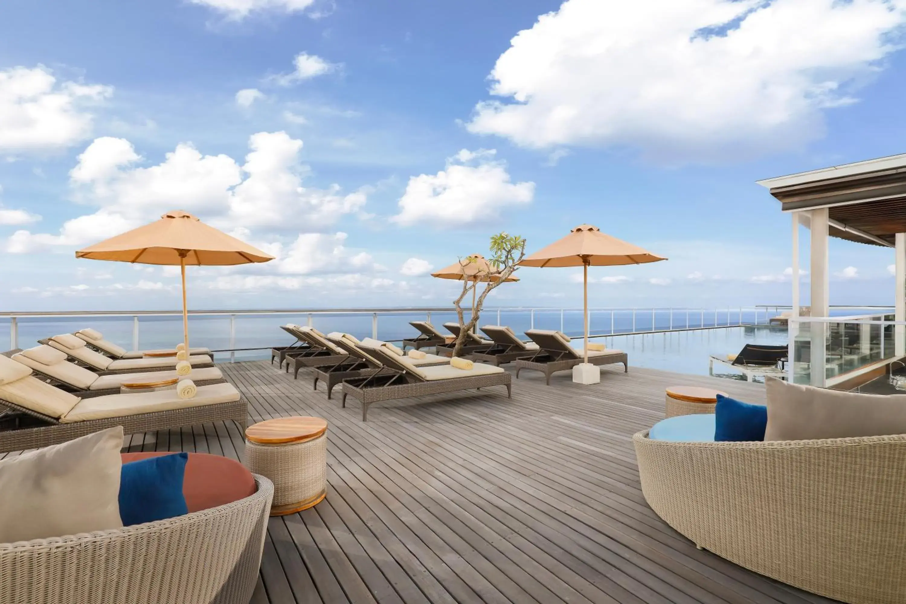 Swimming pool in Aston Canggu Beach Resort Swimming pool in Aston Canggu Beach Resort