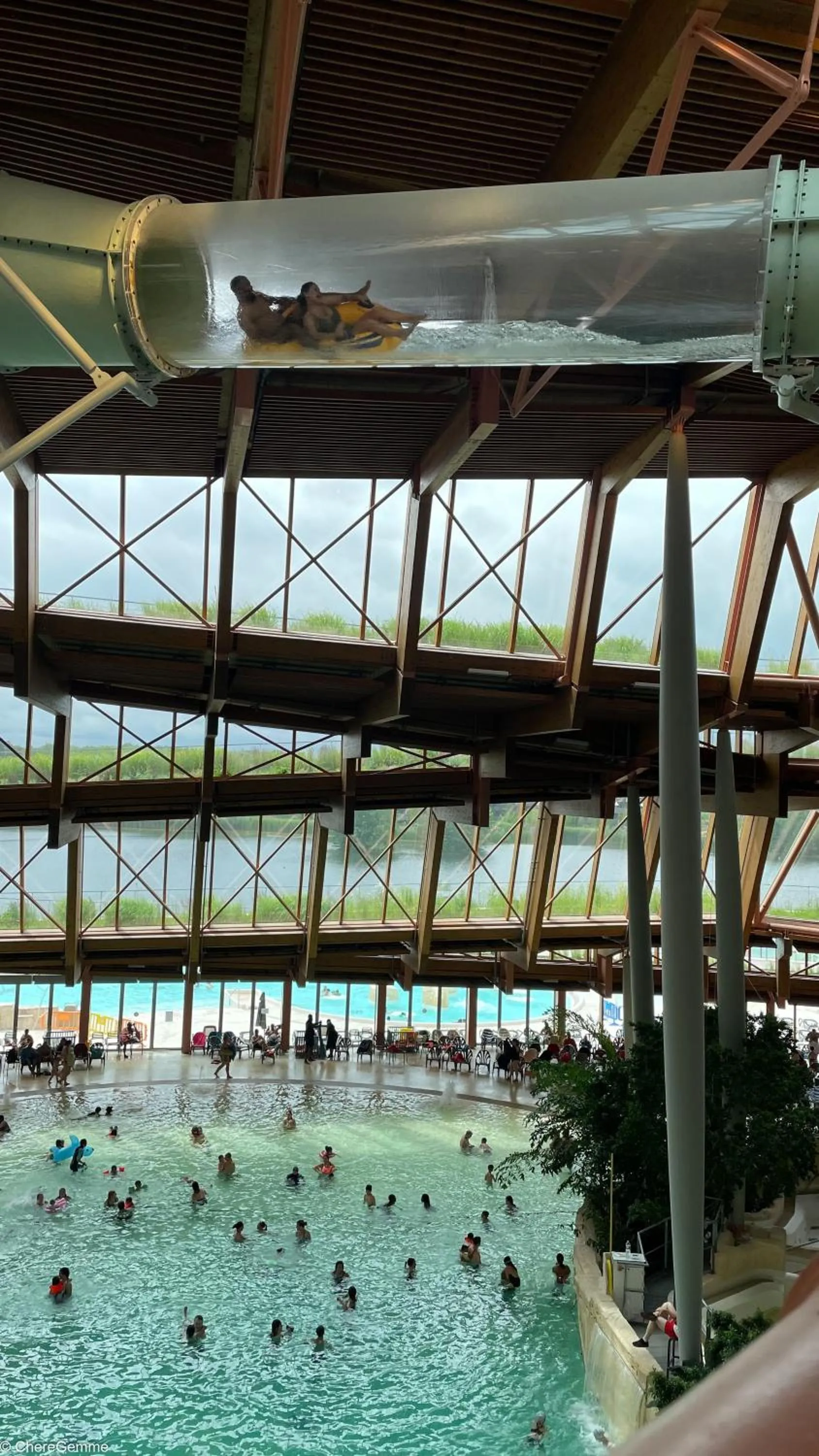 Swimming pool in Center Parcs Villages Nature Paris