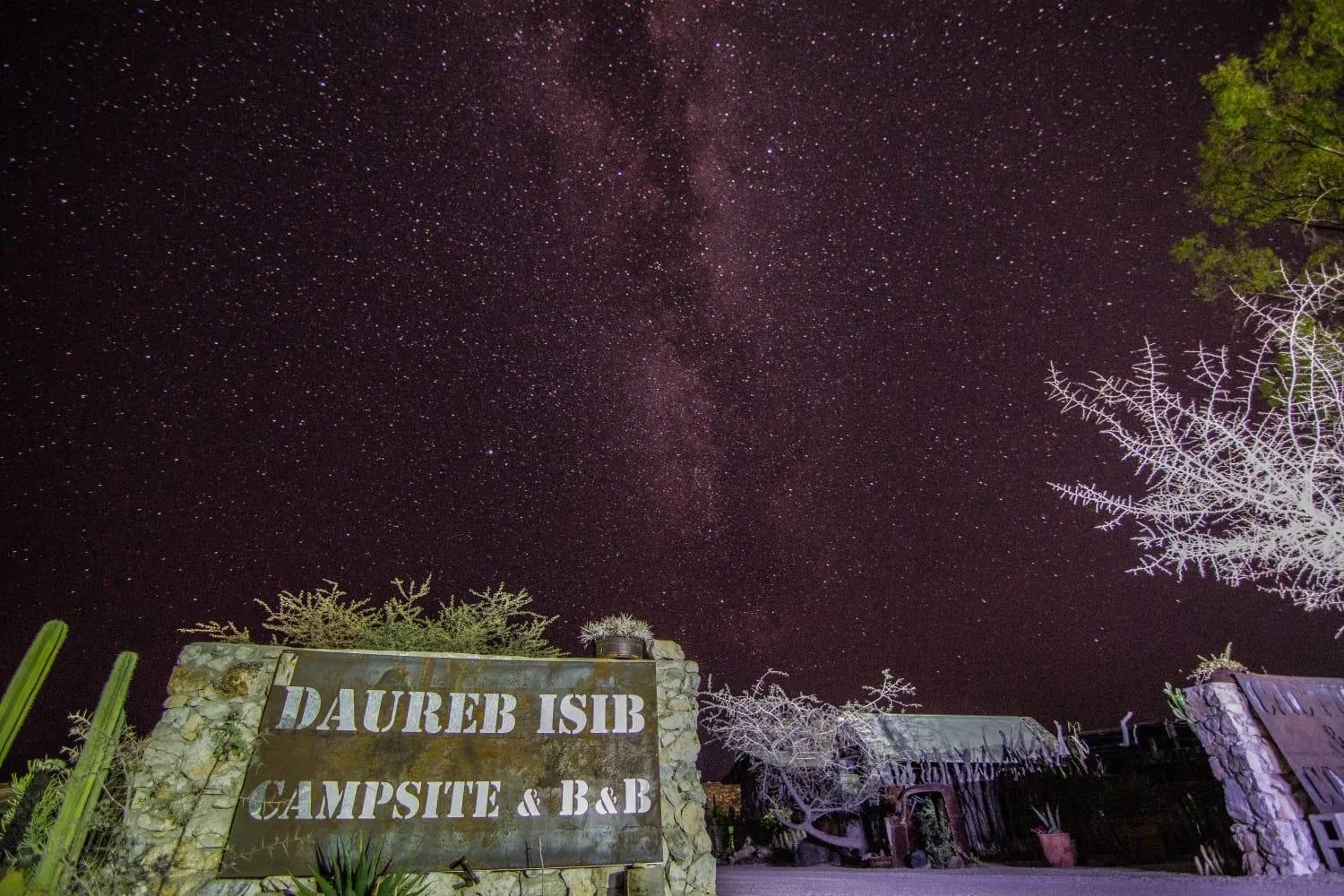 Natural landscape in Daureb Isib Campsite and B&B