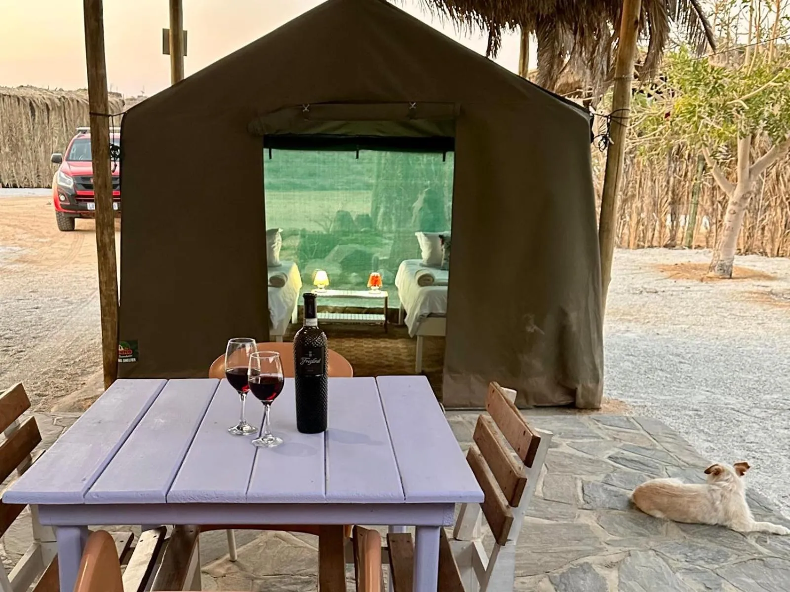 Patio in Daureb Isib Campsite and B&B