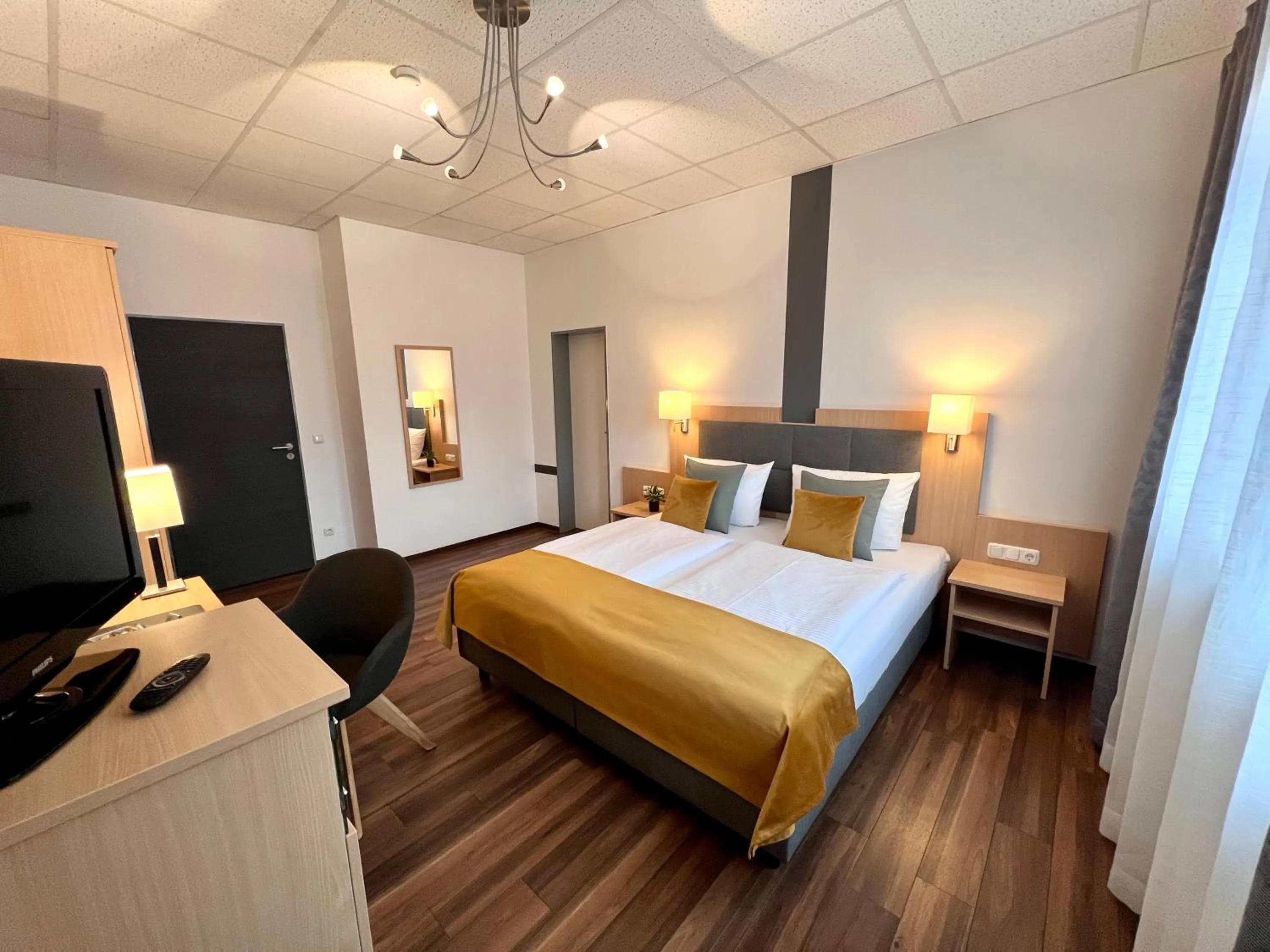 Bed in Hotel Garni am Obsthof Stade - Altes Land