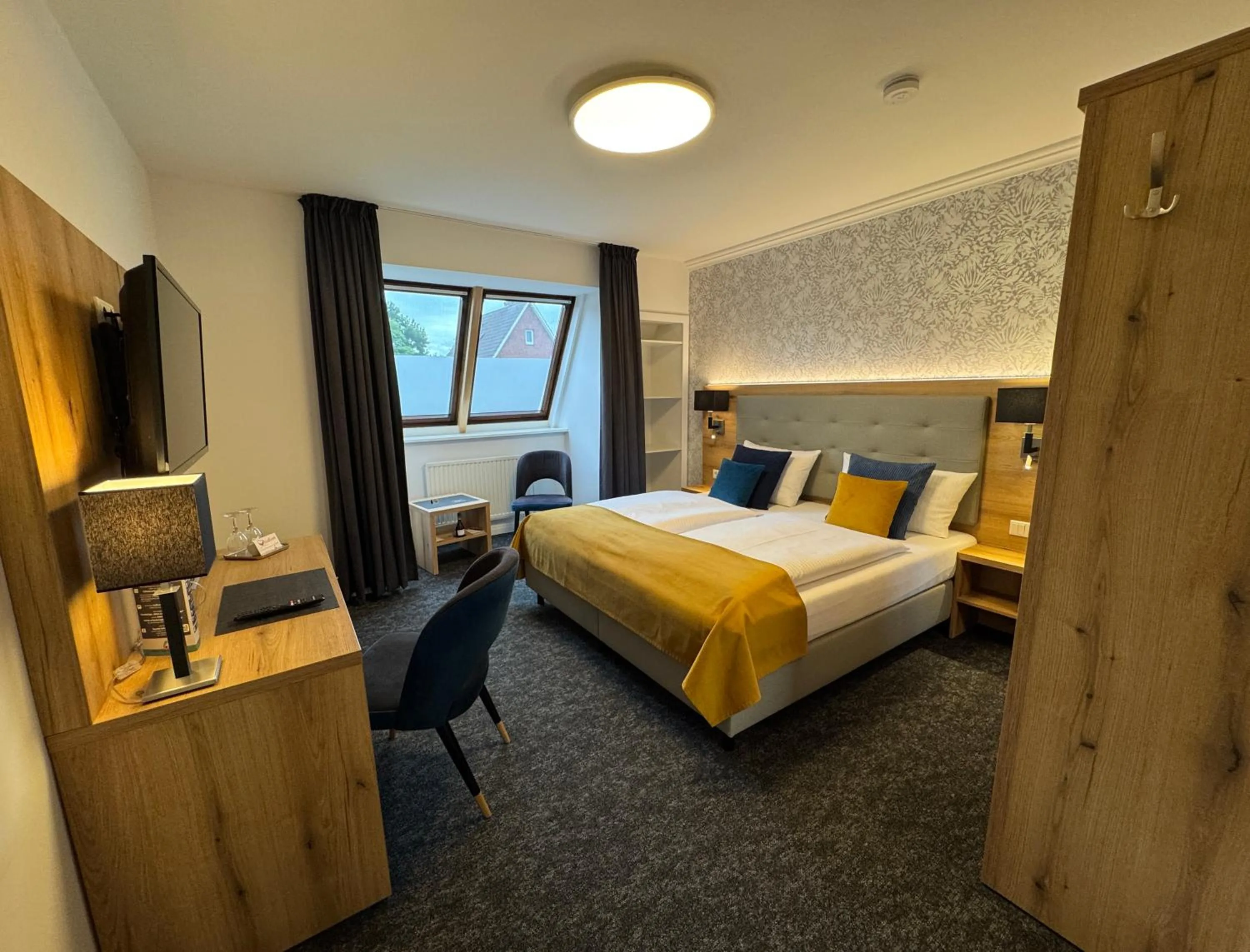 Bed in Hotel Garni am Obsthof Stade - Altes Land