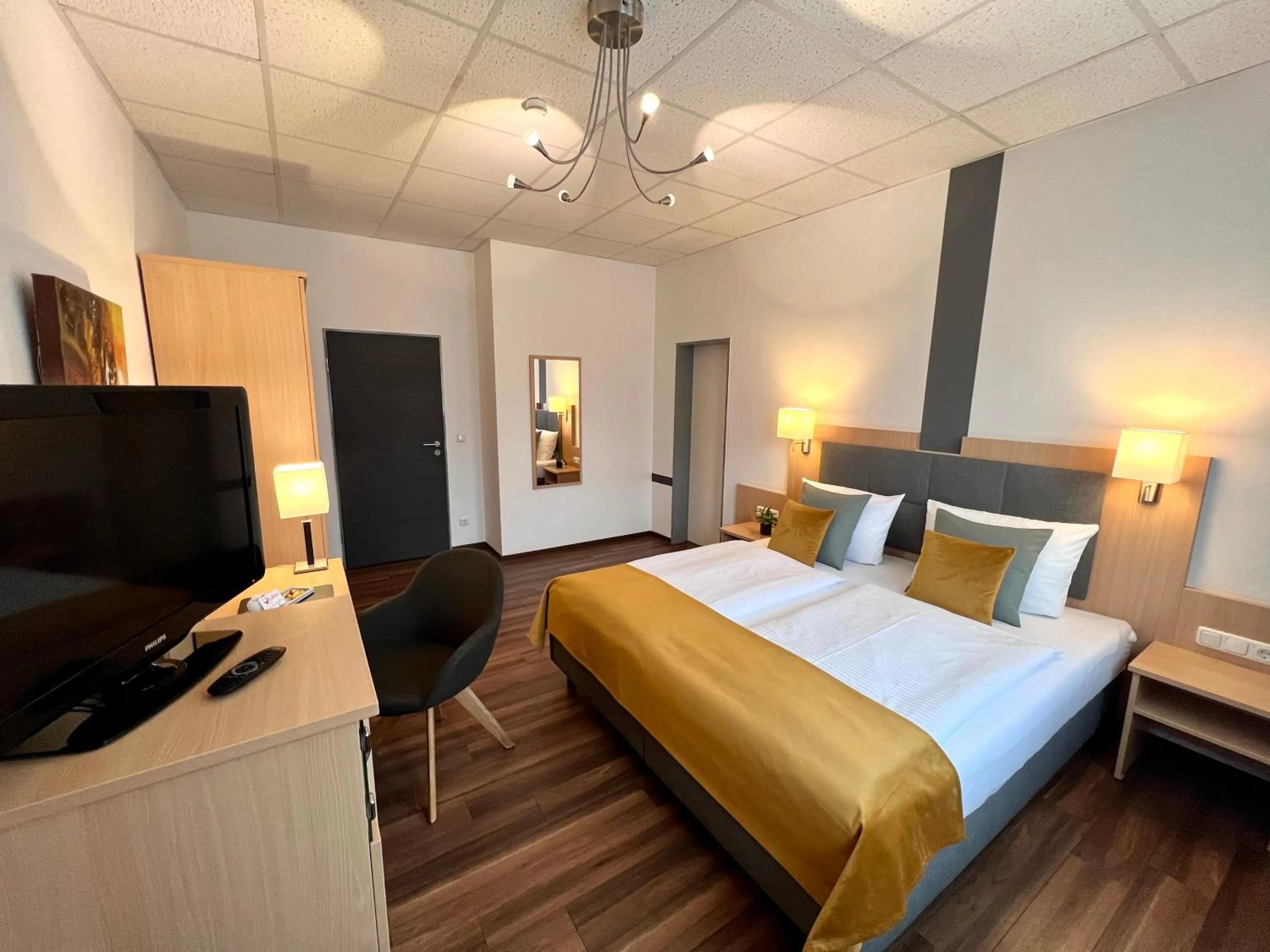 Bed in Hotel Garni am Obsthof Stade - Altes Land