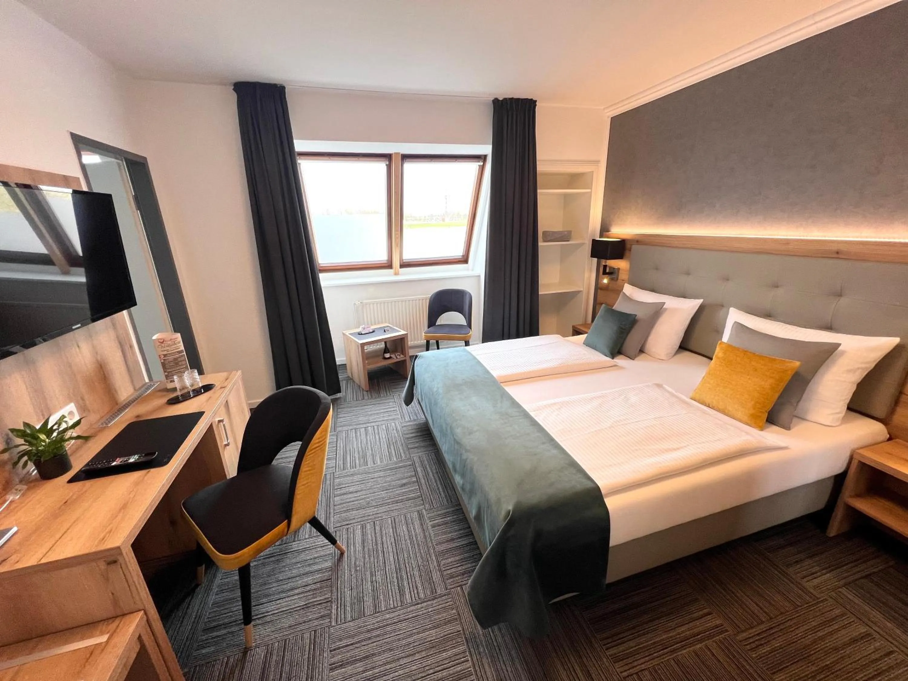 Bed in Hotel Garni am Obsthof Stade - Altes Land