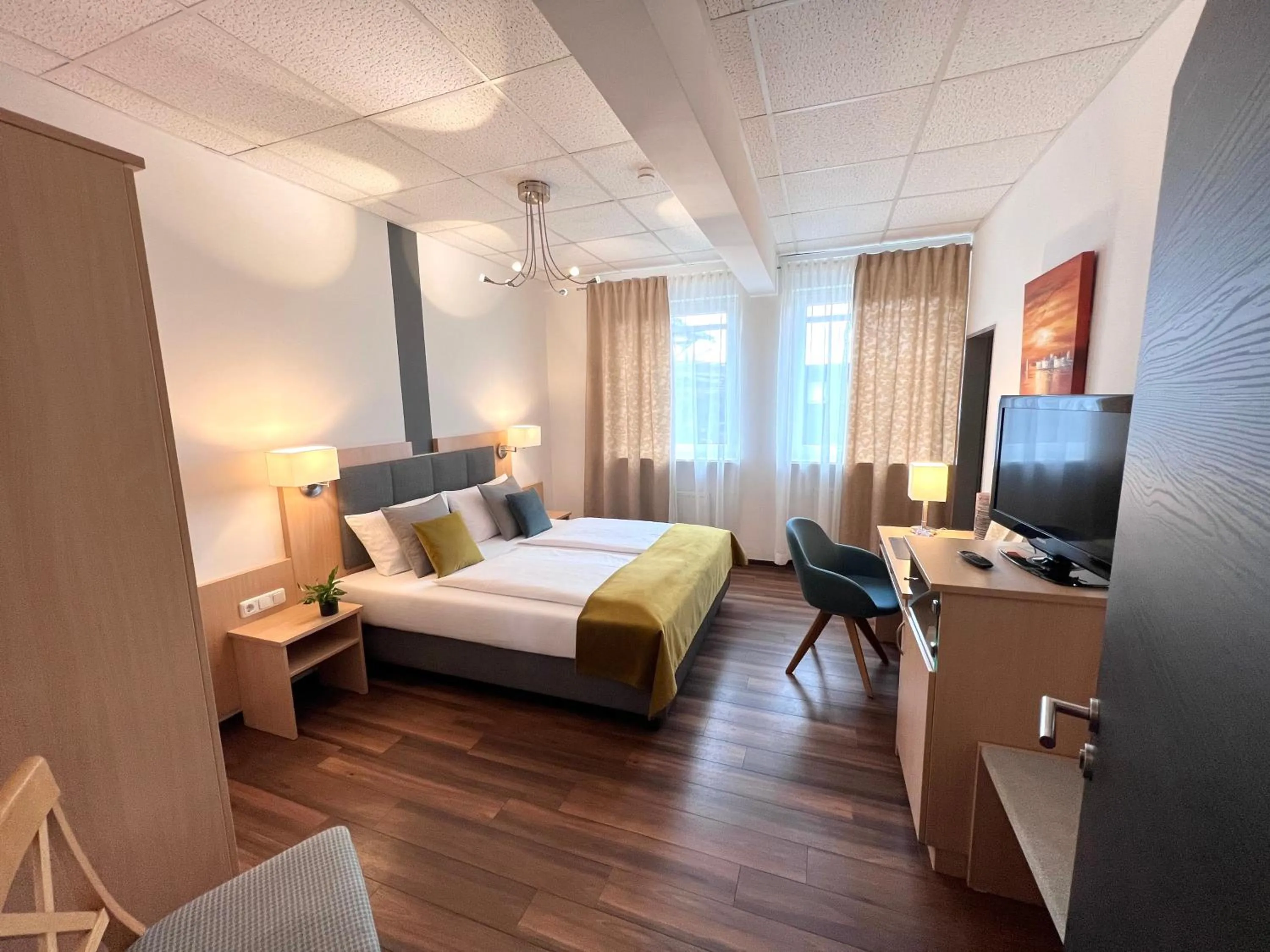 Bed in Hotel Garni am Obsthof Stade - Altes Land