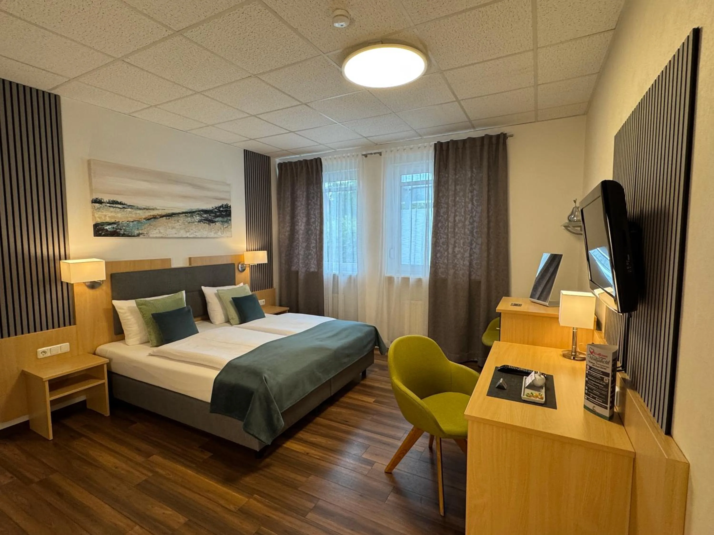 Bed in Hotel Garni am Obsthof Stade - Altes Land