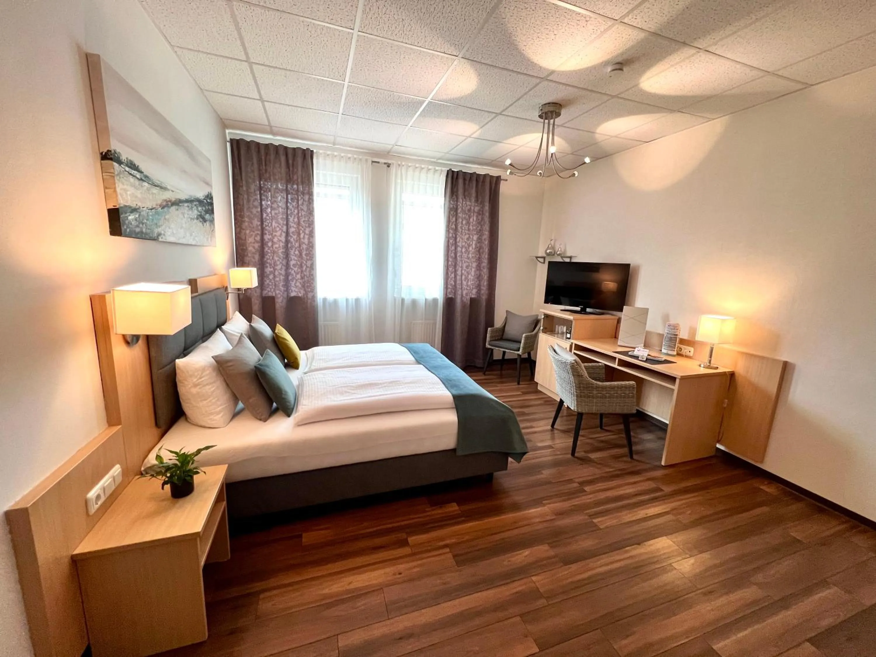 Bed in Hotel Garni am Obsthof Stade - Altes Land