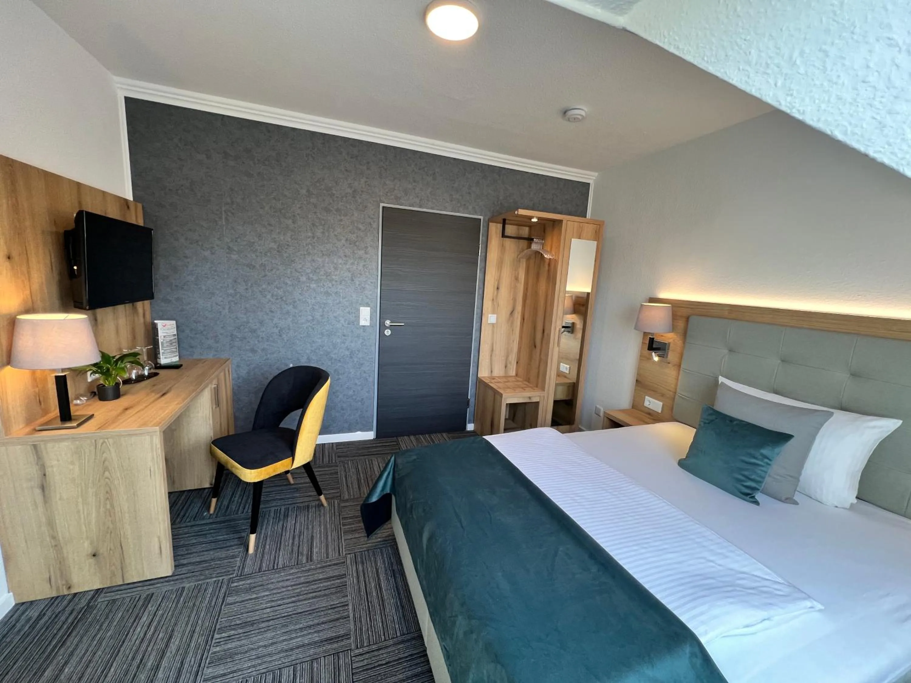 Bed in Hotel Garni am Obsthof Stade - Altes Land