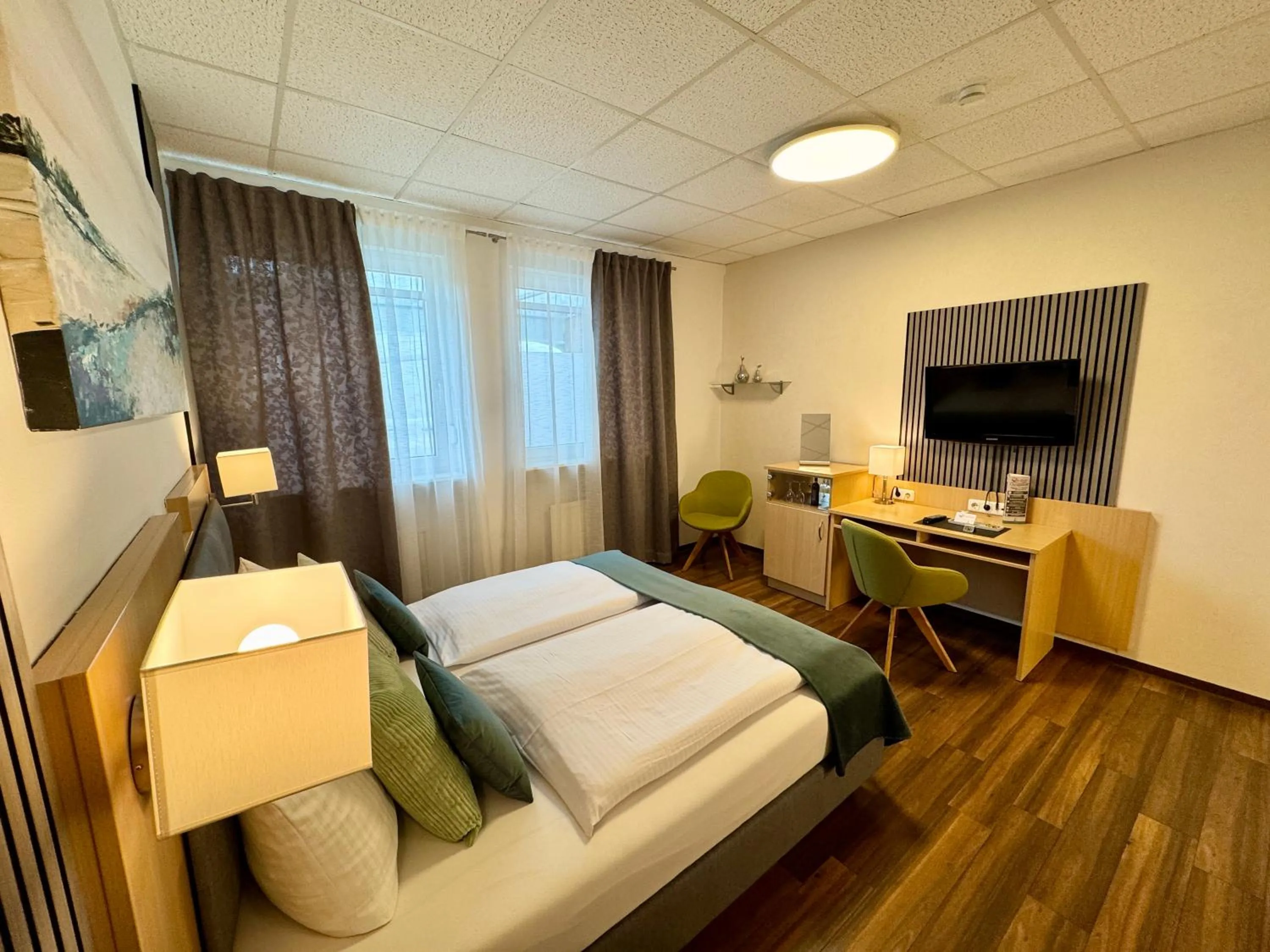 Bed in Hotel Garni am Obsthof Stade - Altes Land