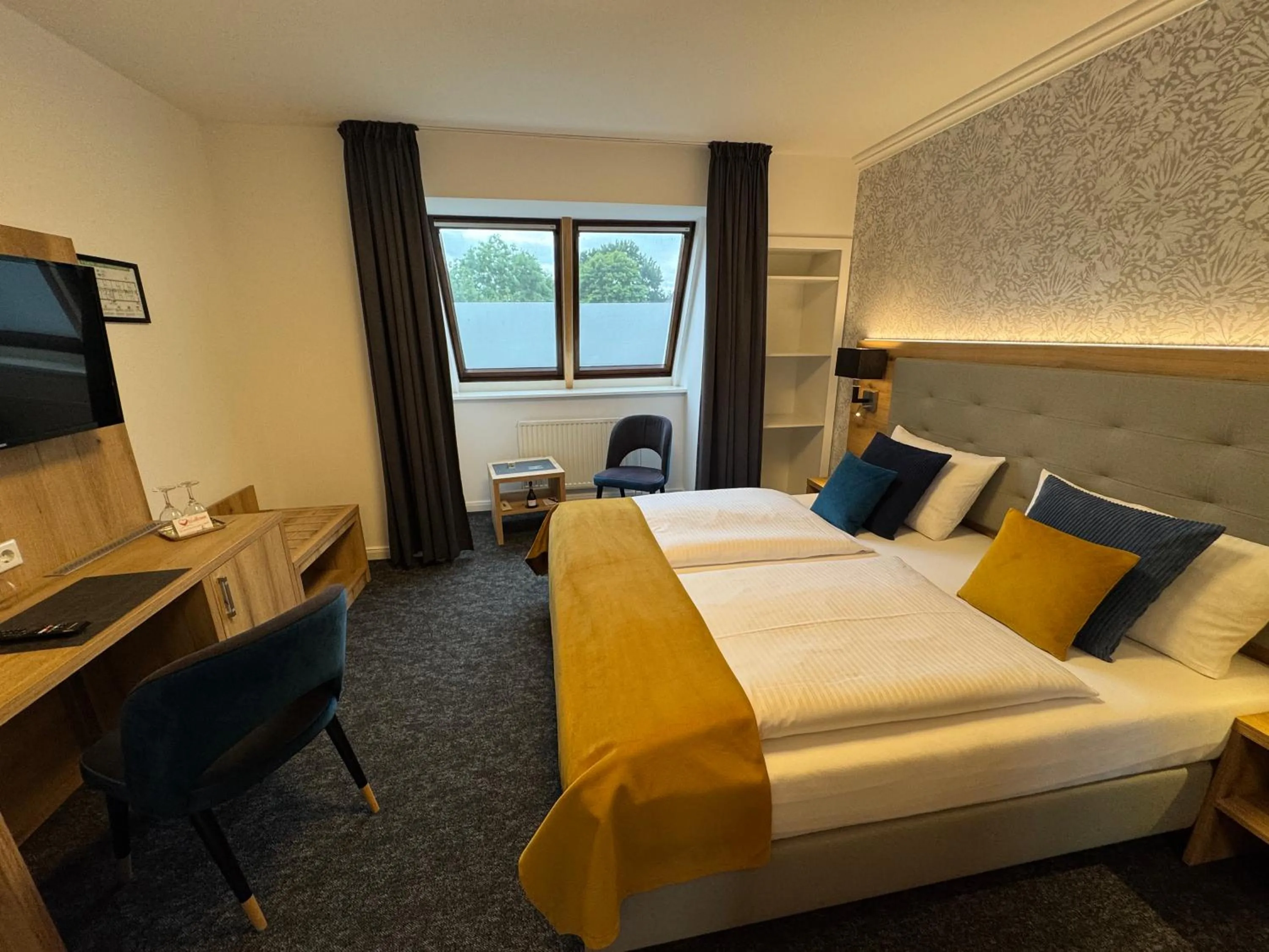 Bed in Hotel Garni am Obsthof Stade - Altes Land