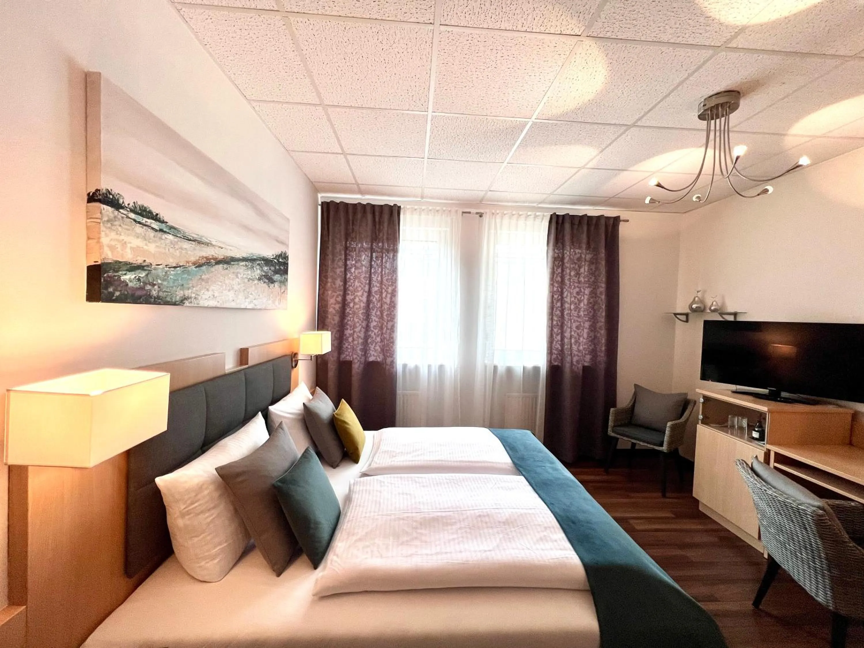 Bed in Hotel Garni am Obsthof Stade - Altes Land