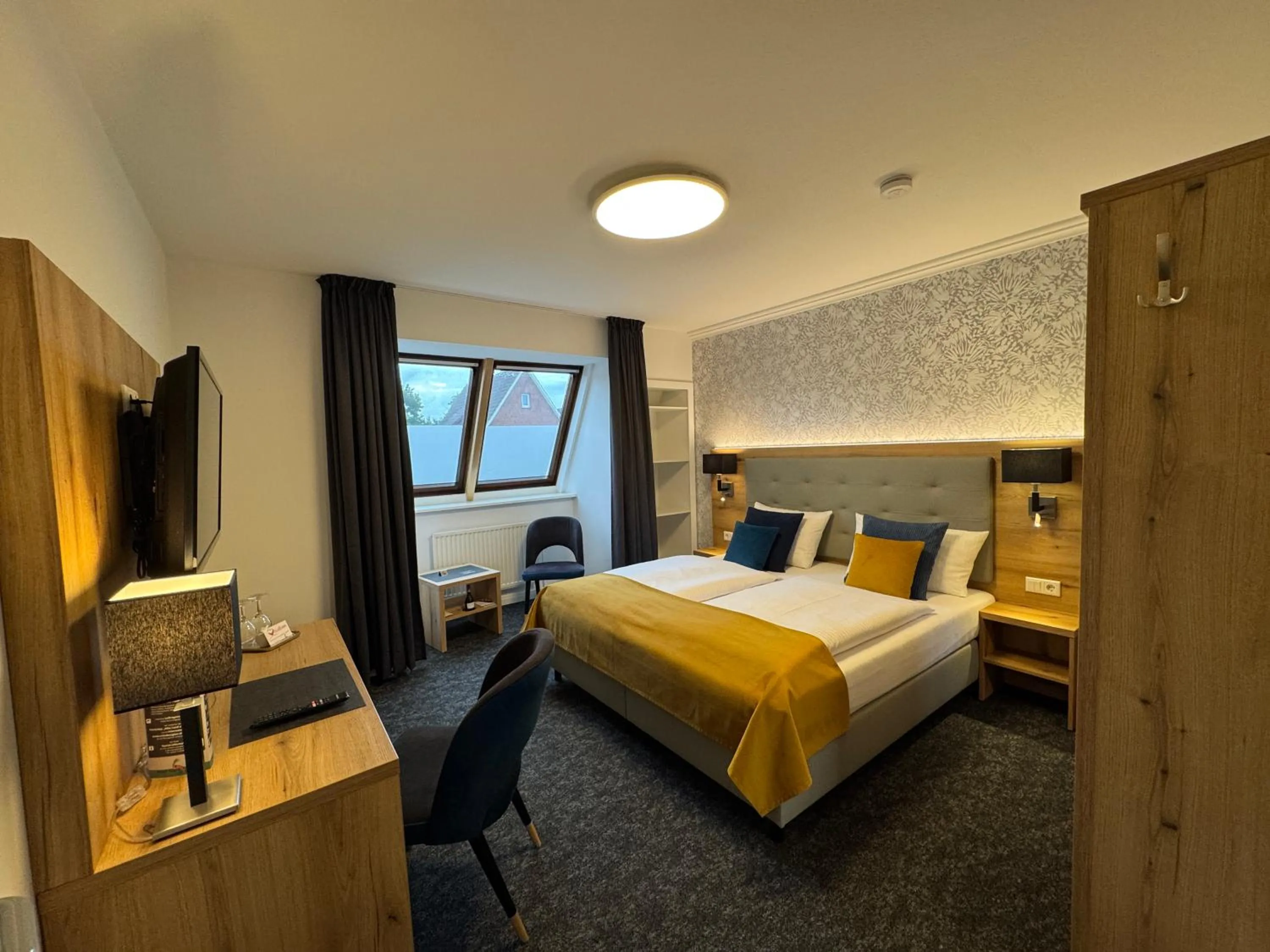 Bed in Hotel Garni am Obsthof Stade - Altes Land