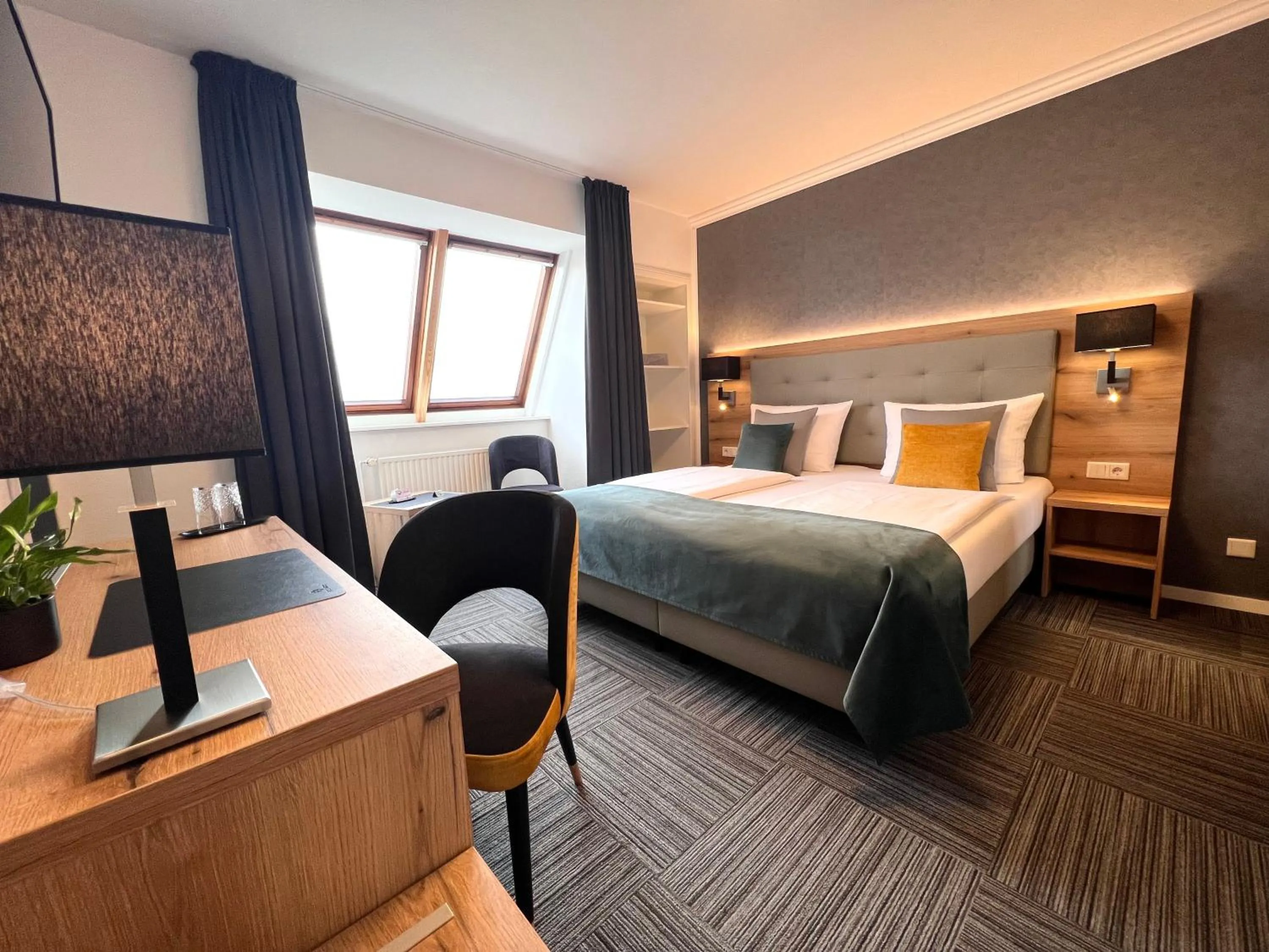 Bed in Hotel Garni am Obsthof Stade - Altes Land