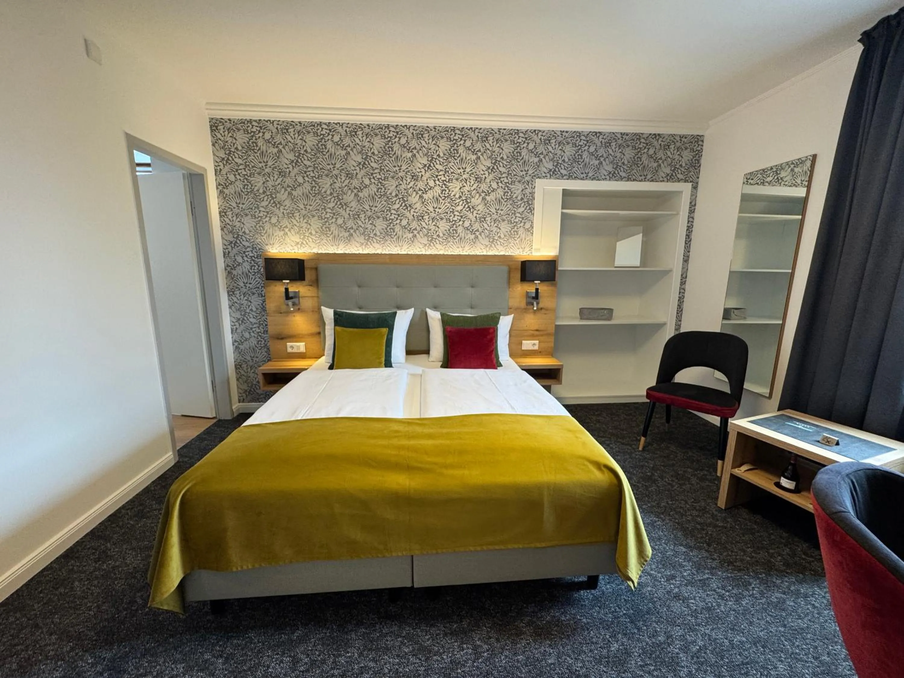 Bed in Hotel Garni am Obsthof Stade - Altes Land