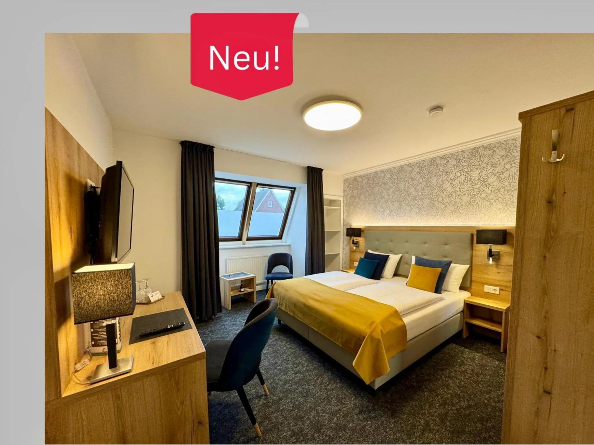 Bed in Hotel Garni am Obsthof Stade - Altes Land