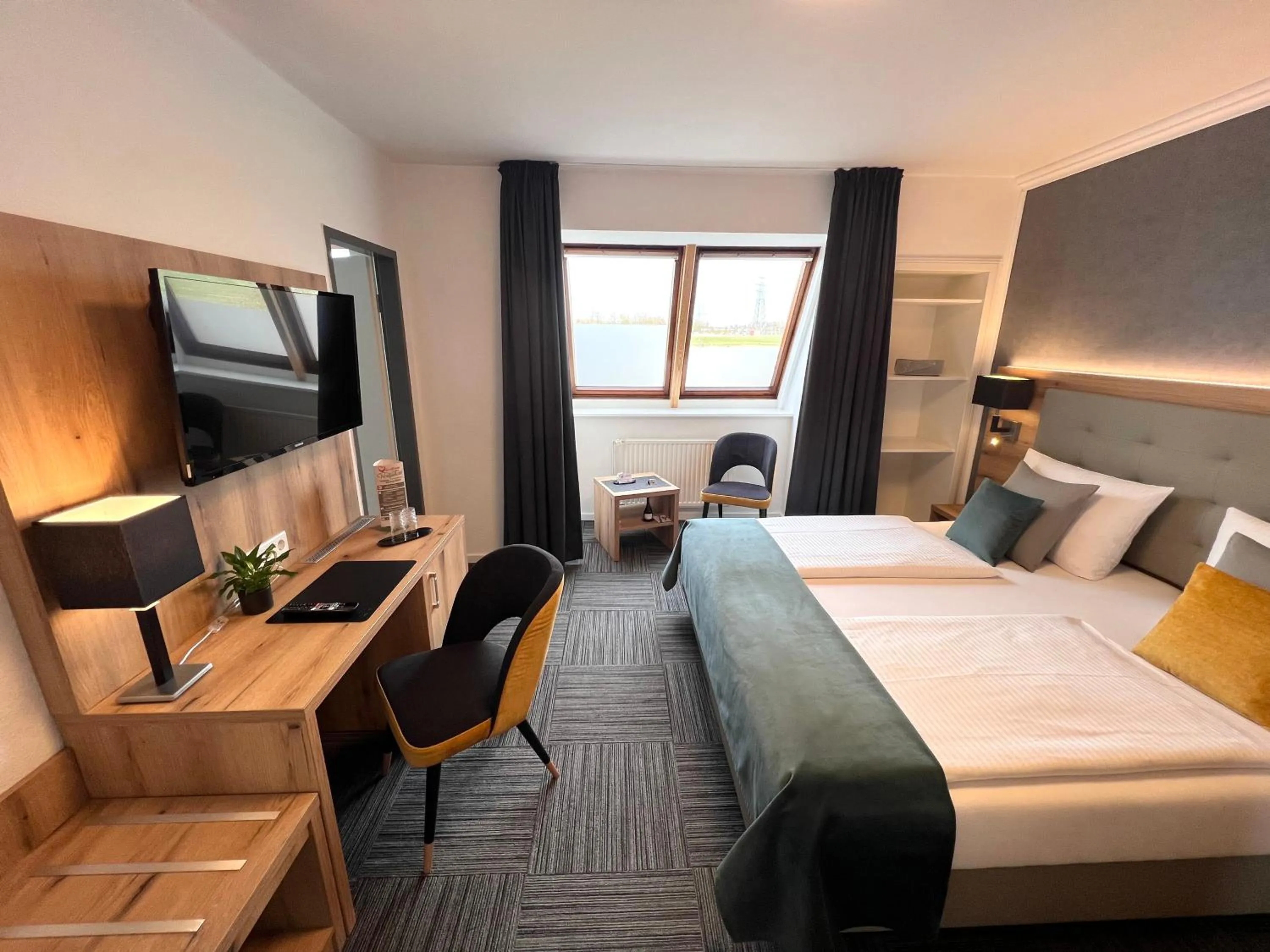 Bed in Hotel Garni am Obsthof Stade - Altes Land