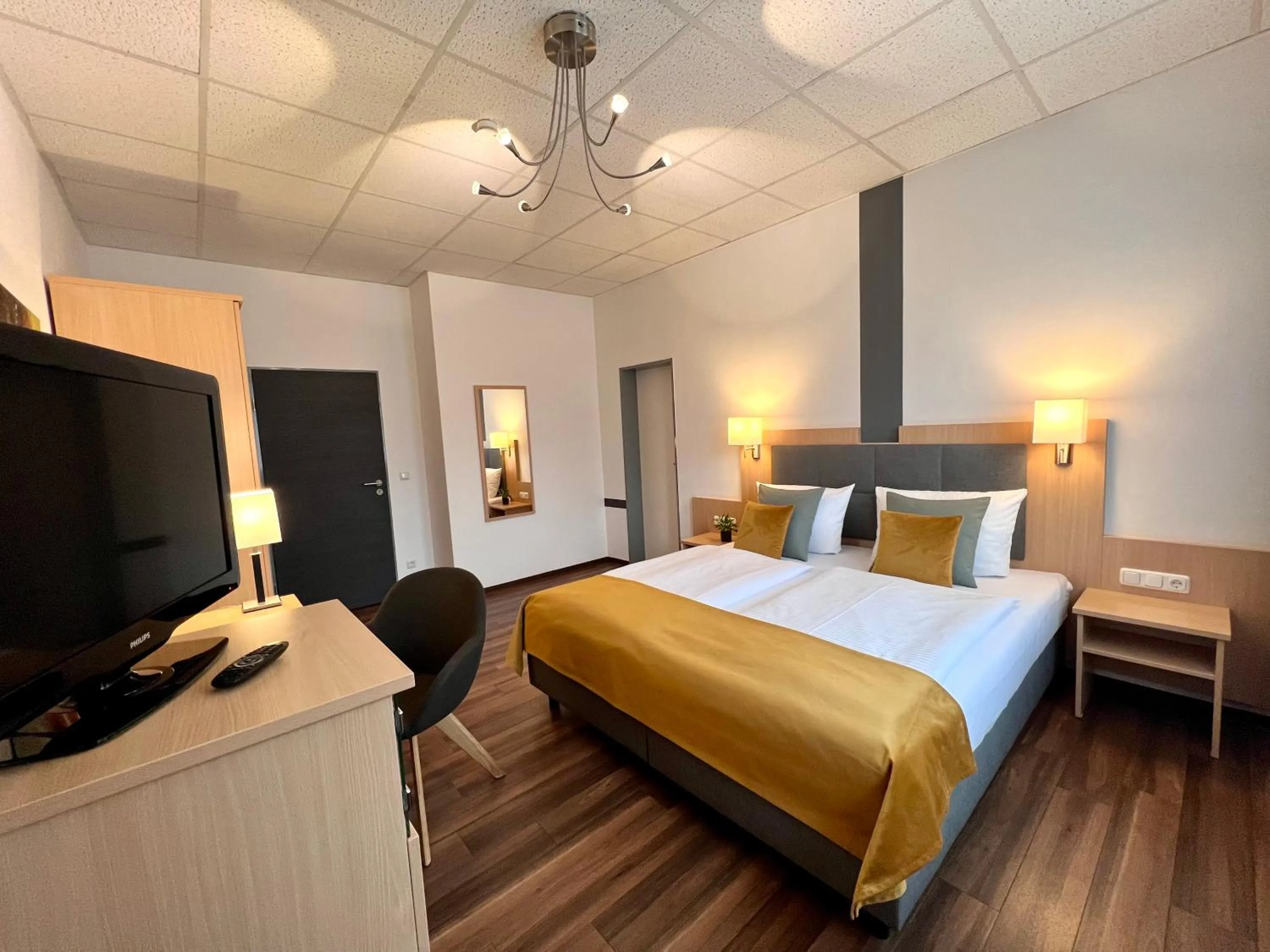 Bed in Hotel Garni am Obsthof Stade - Altes Land