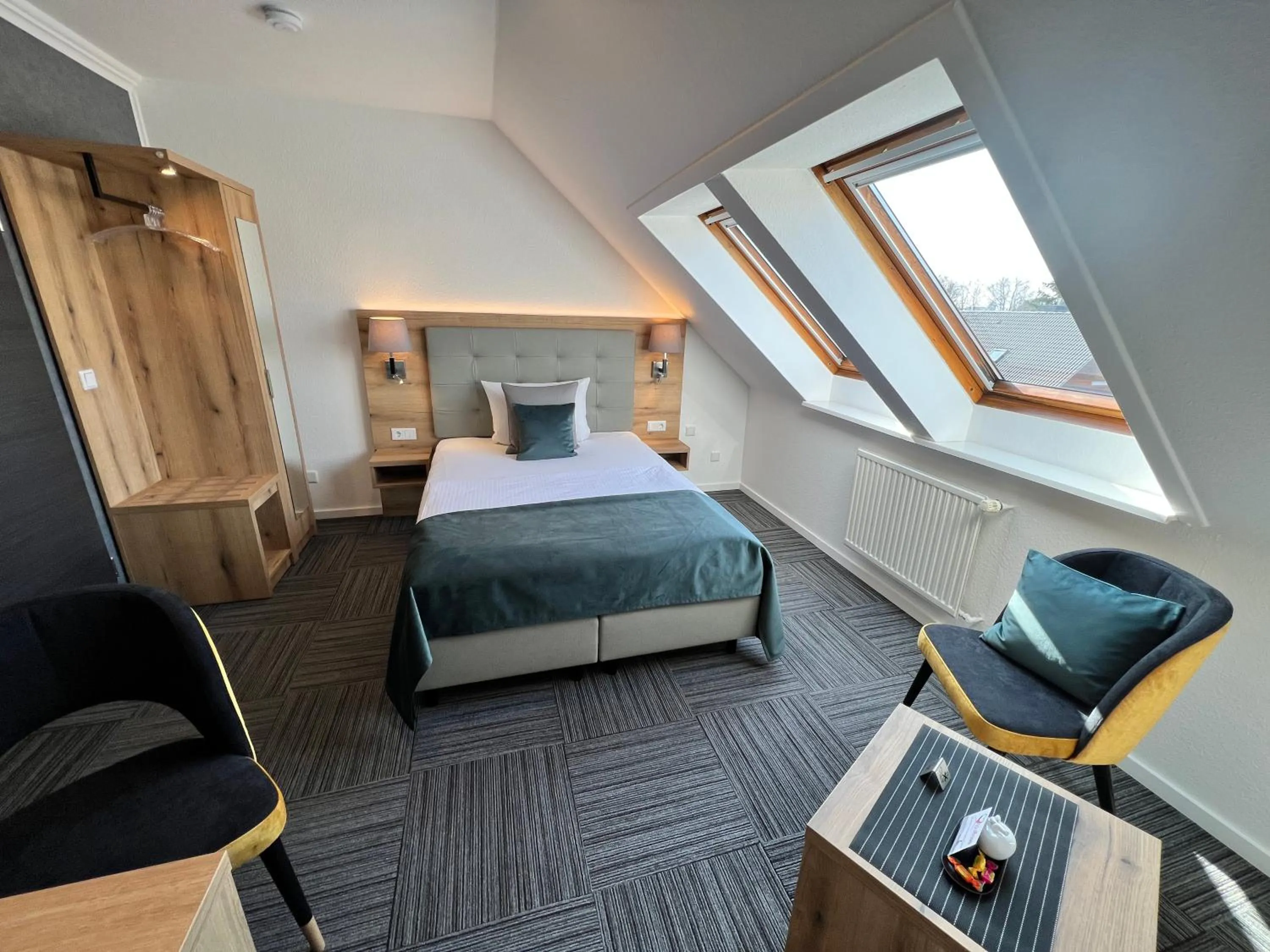 Bed in Hotel Garni am Obsthof Stade - Altes Land