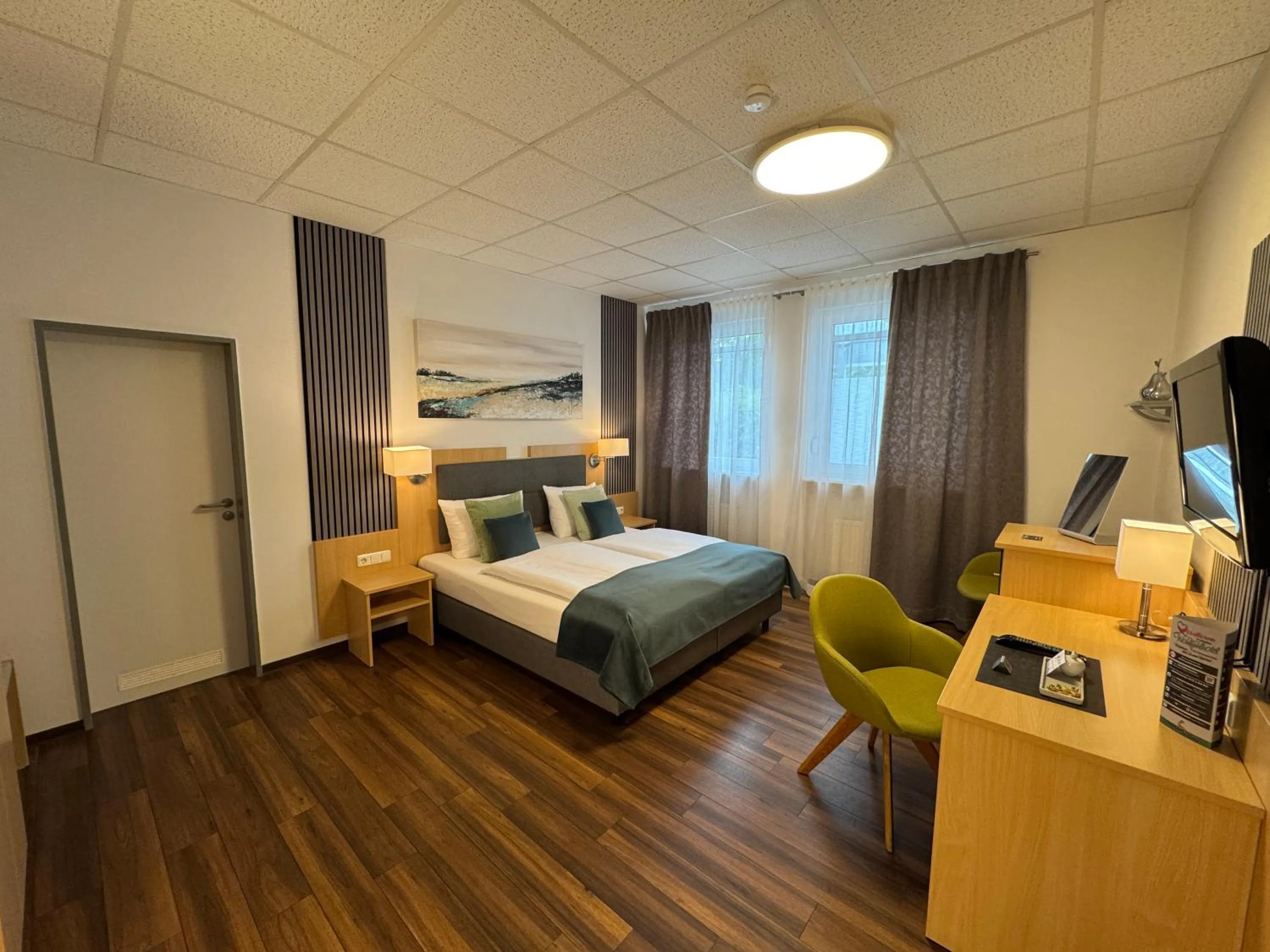 Bed in Hotel Garni am Obsthof Stade - Altes Land