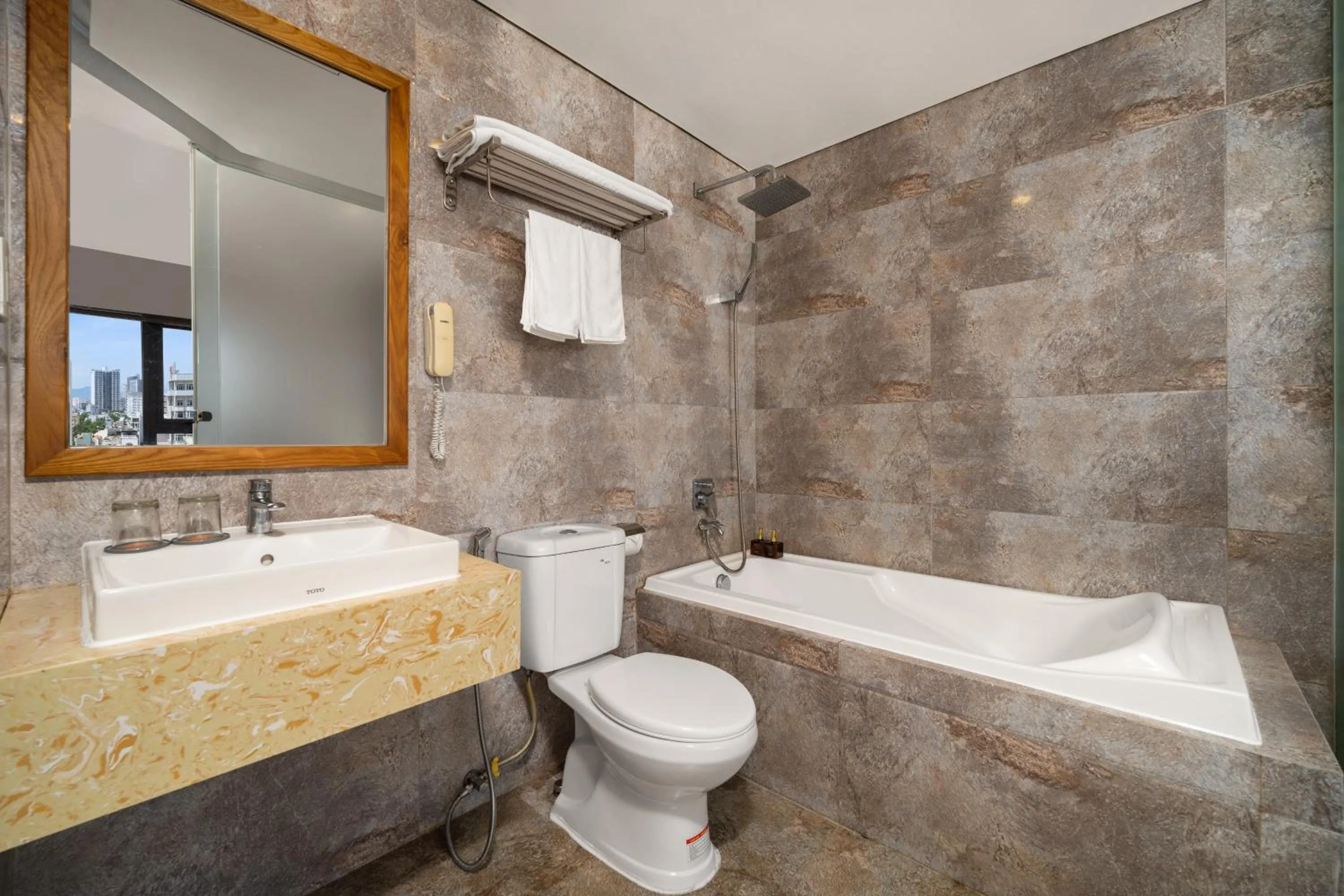 Shower in Bliss Luxury Hotel