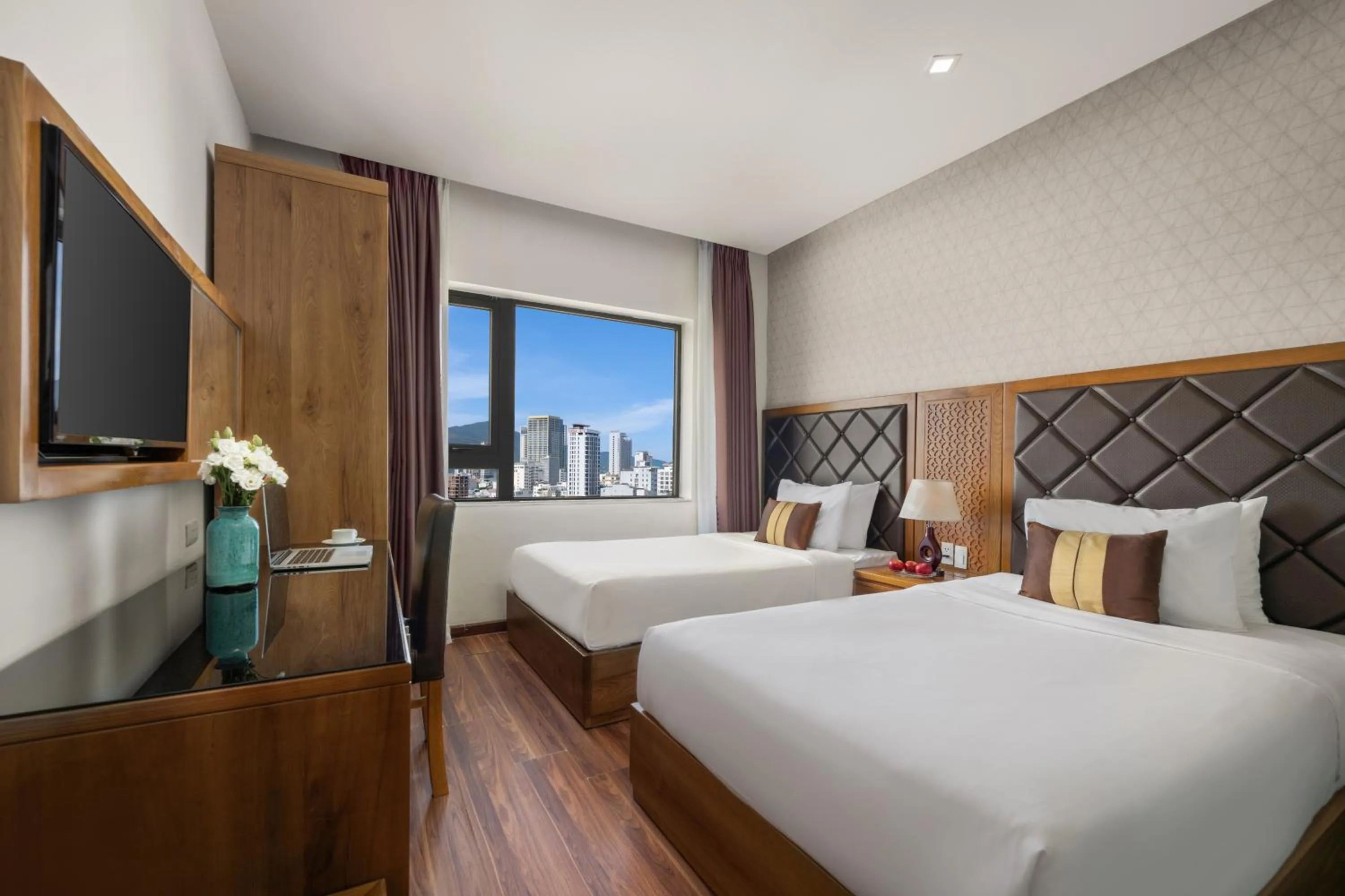 View (from property/room), Bed in Bliss Luxury Hotel