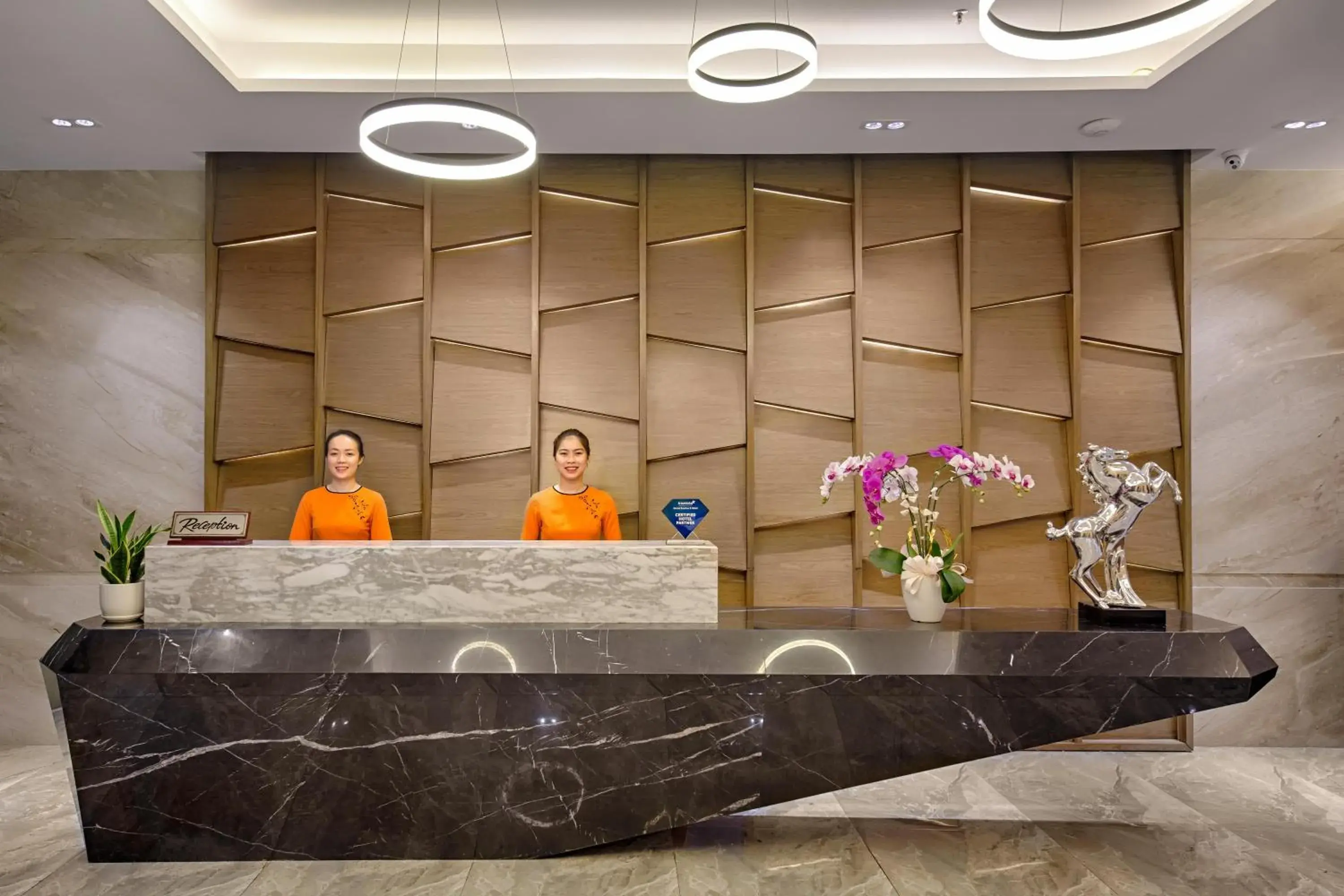 Staff in Bliss Luxury Hotel Staff in Bliss Luxury Hotel