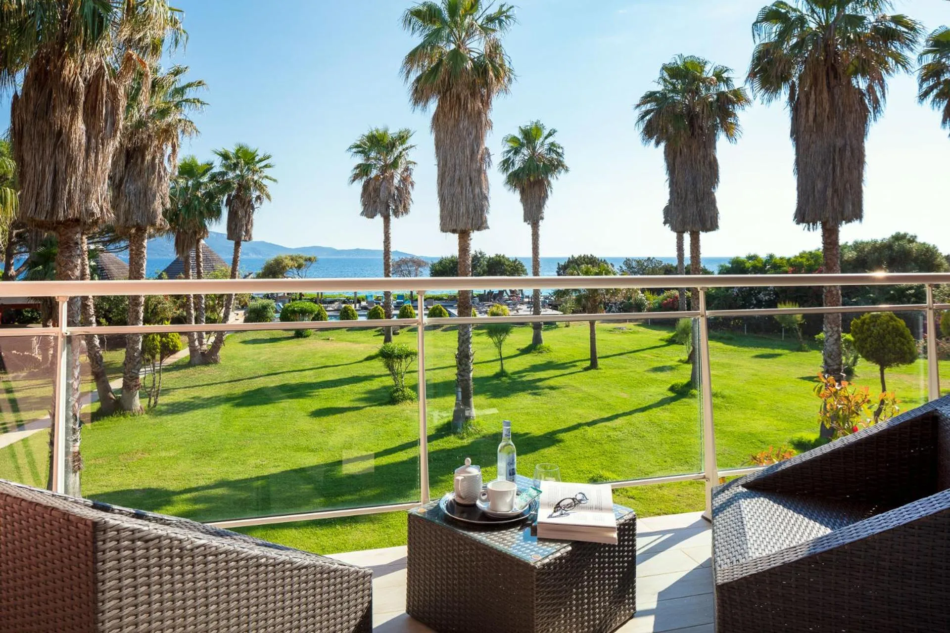 Sea view in Hotel Le Ruesco