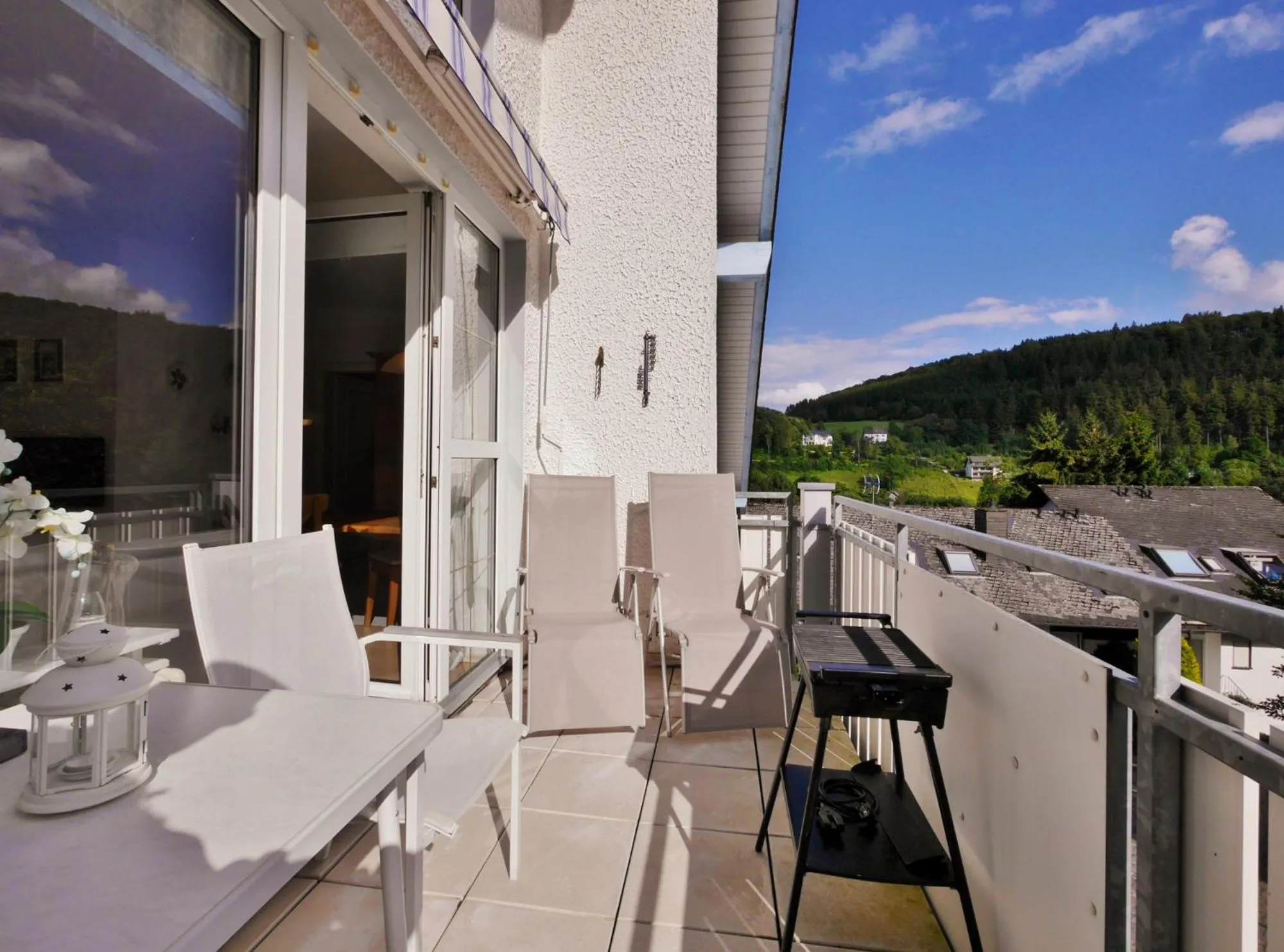Balcony/Terrace in Komfort-Fewo SKYWALK-BLICK mit MeineCardPlus