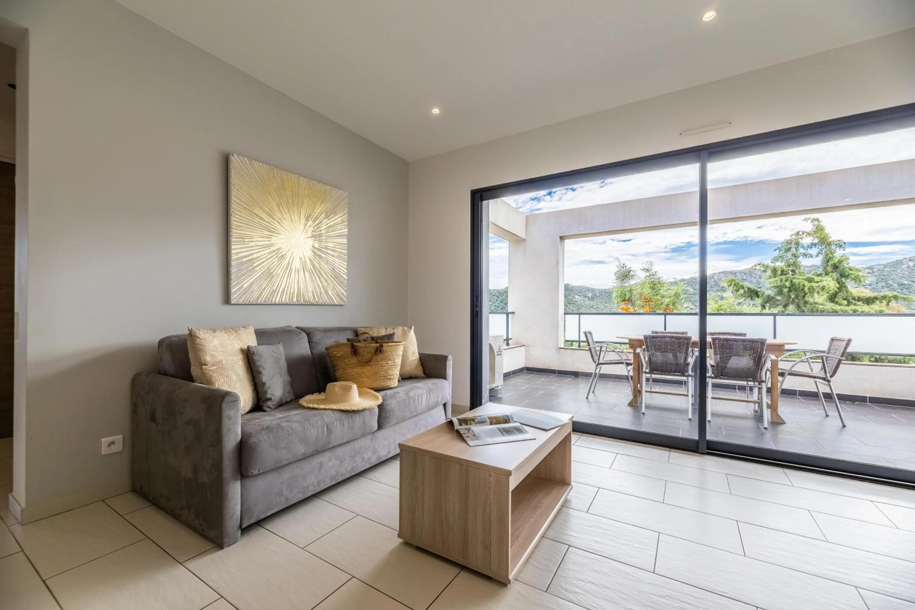 Living room in Les Alizés Résidence & Spa