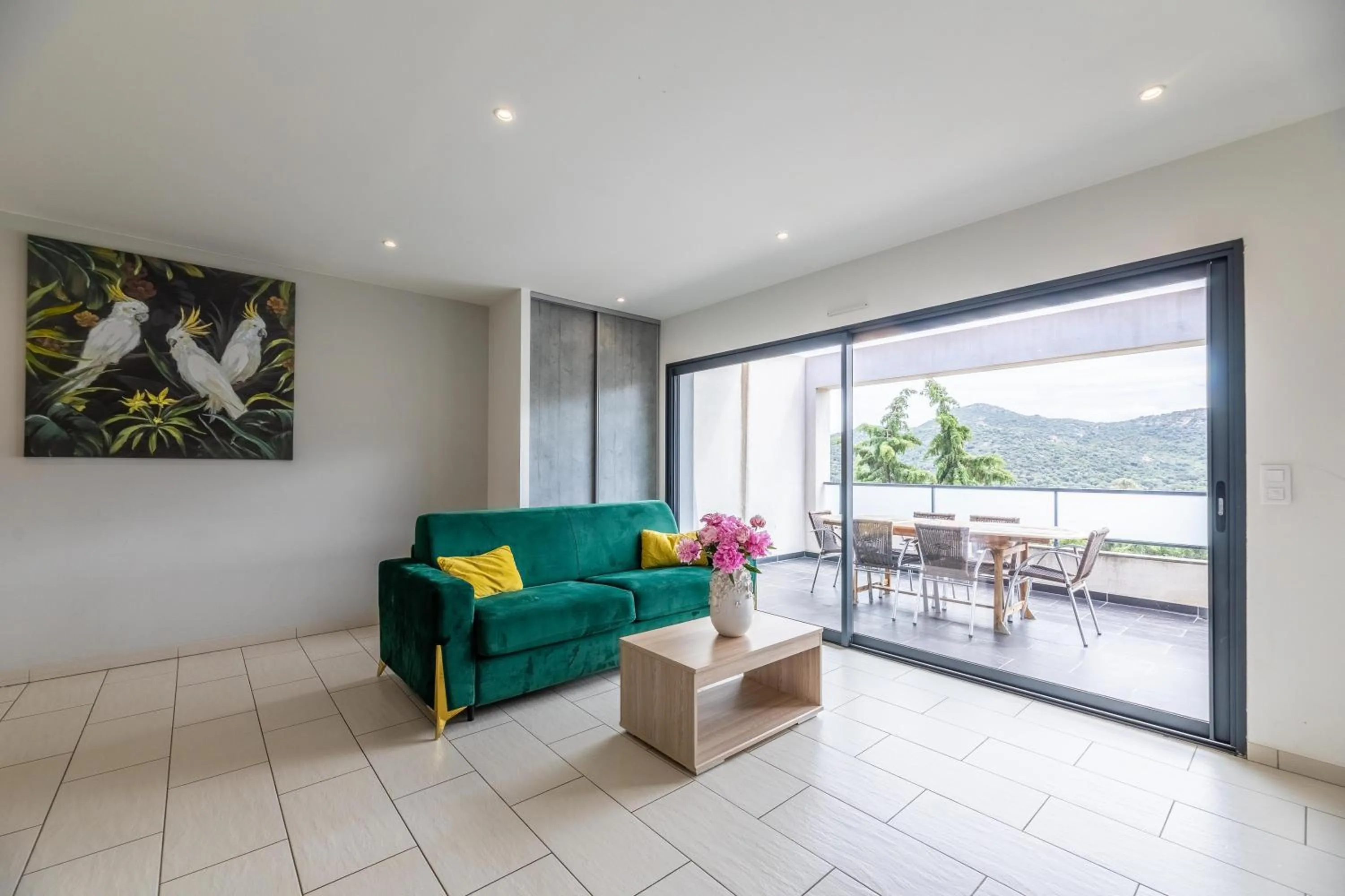 Living room in Les Alizés Résidence & Spa