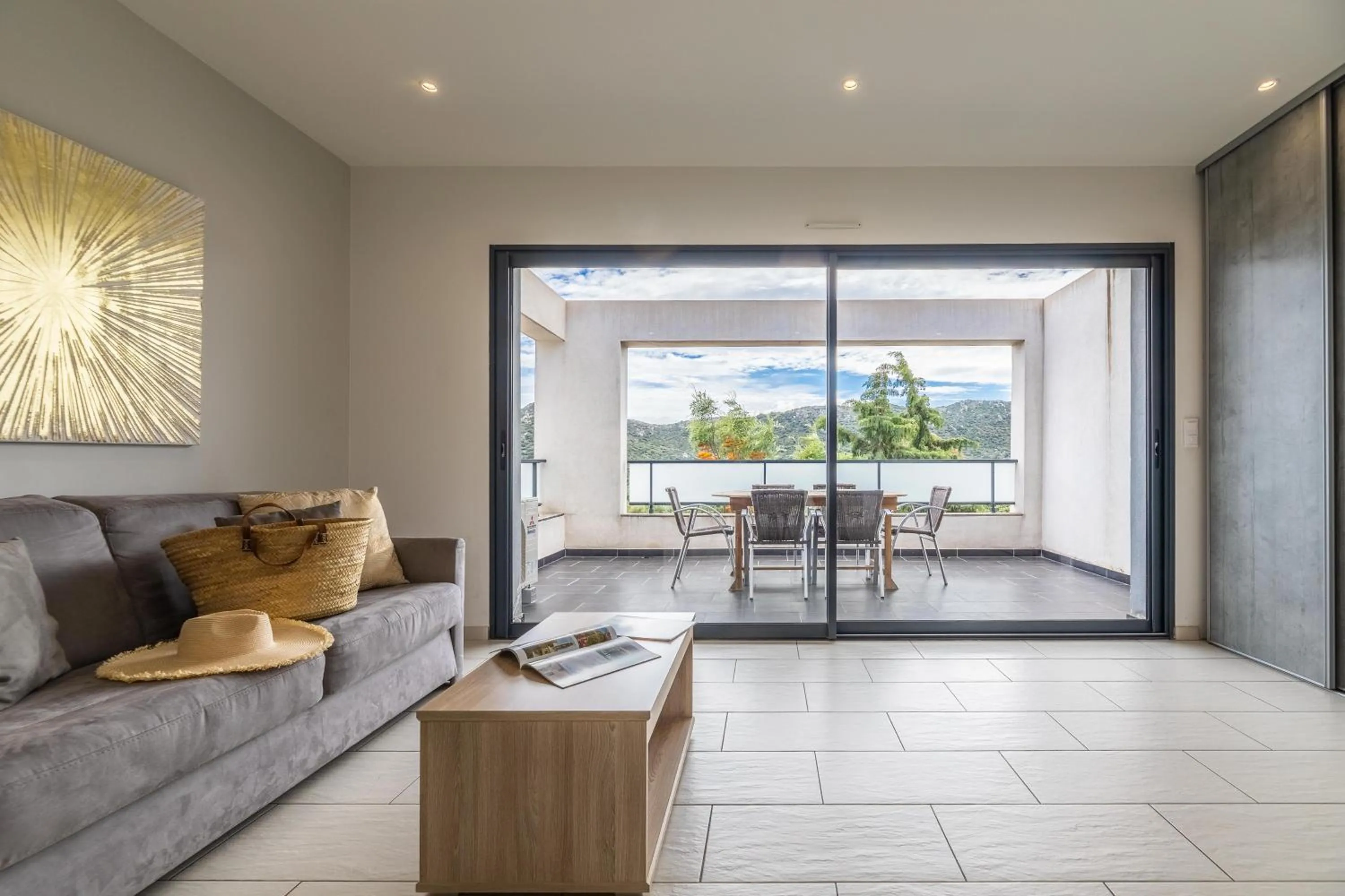 Living room in Les Alizés Résidence & Spa