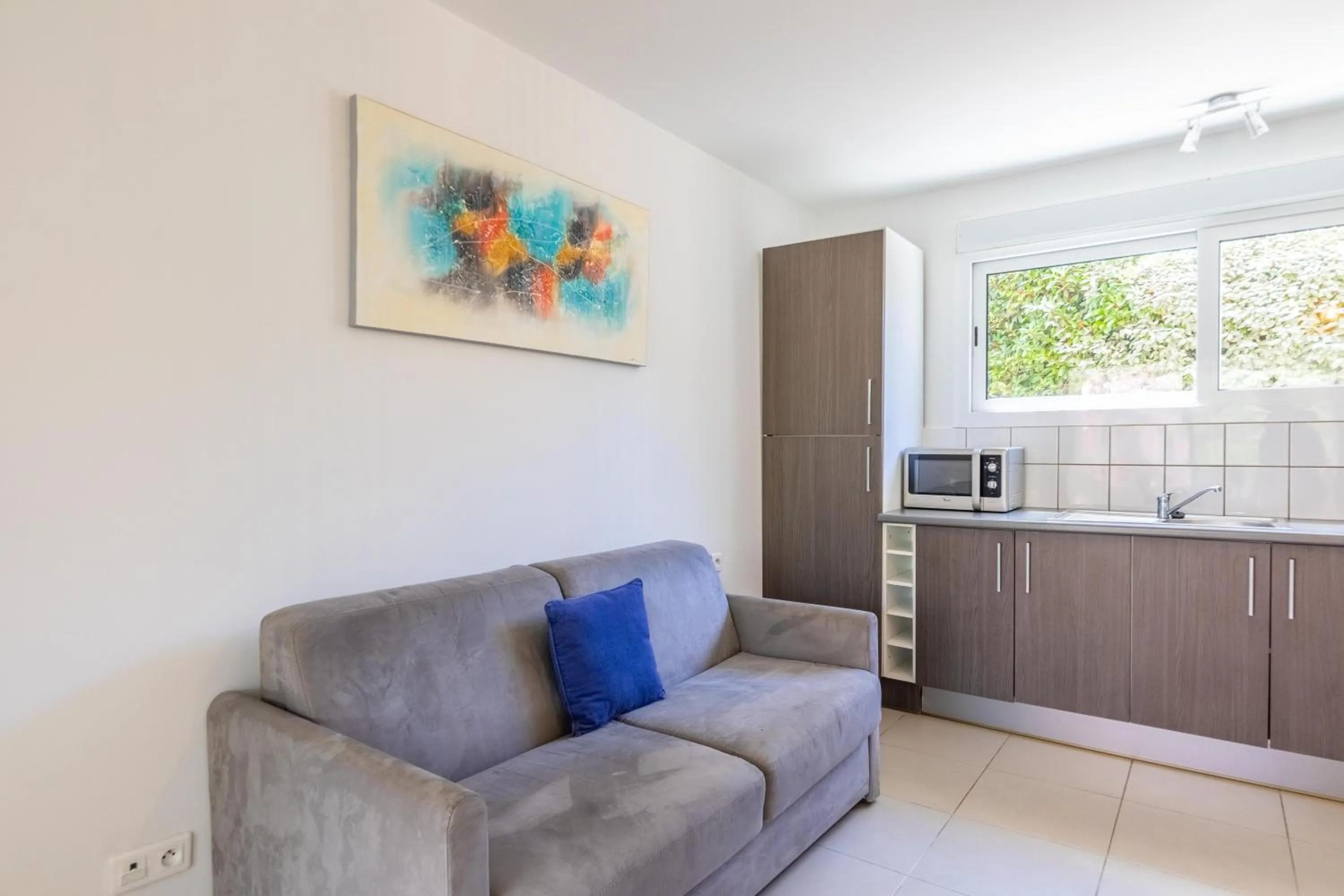 Living room in Les Alizés Résidence & Spa