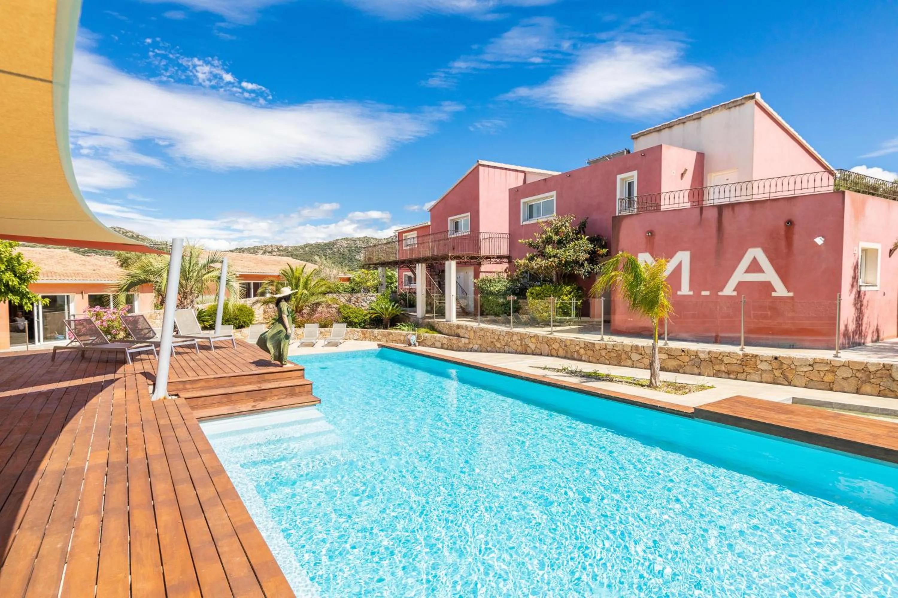 Swimming pool in Les Alizés Résidence & Spa