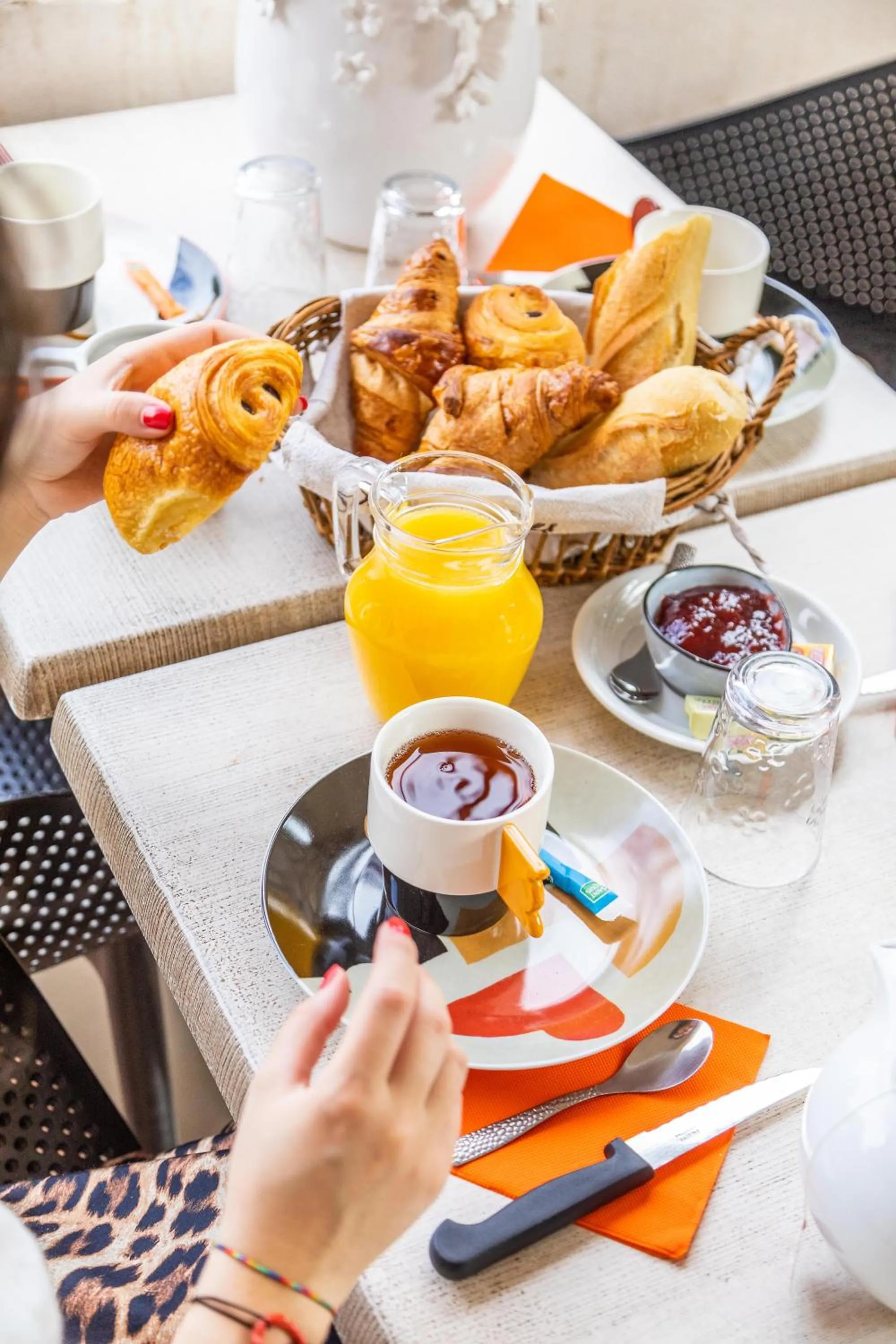 Breakfast in Les Alizés Résidence & Spa