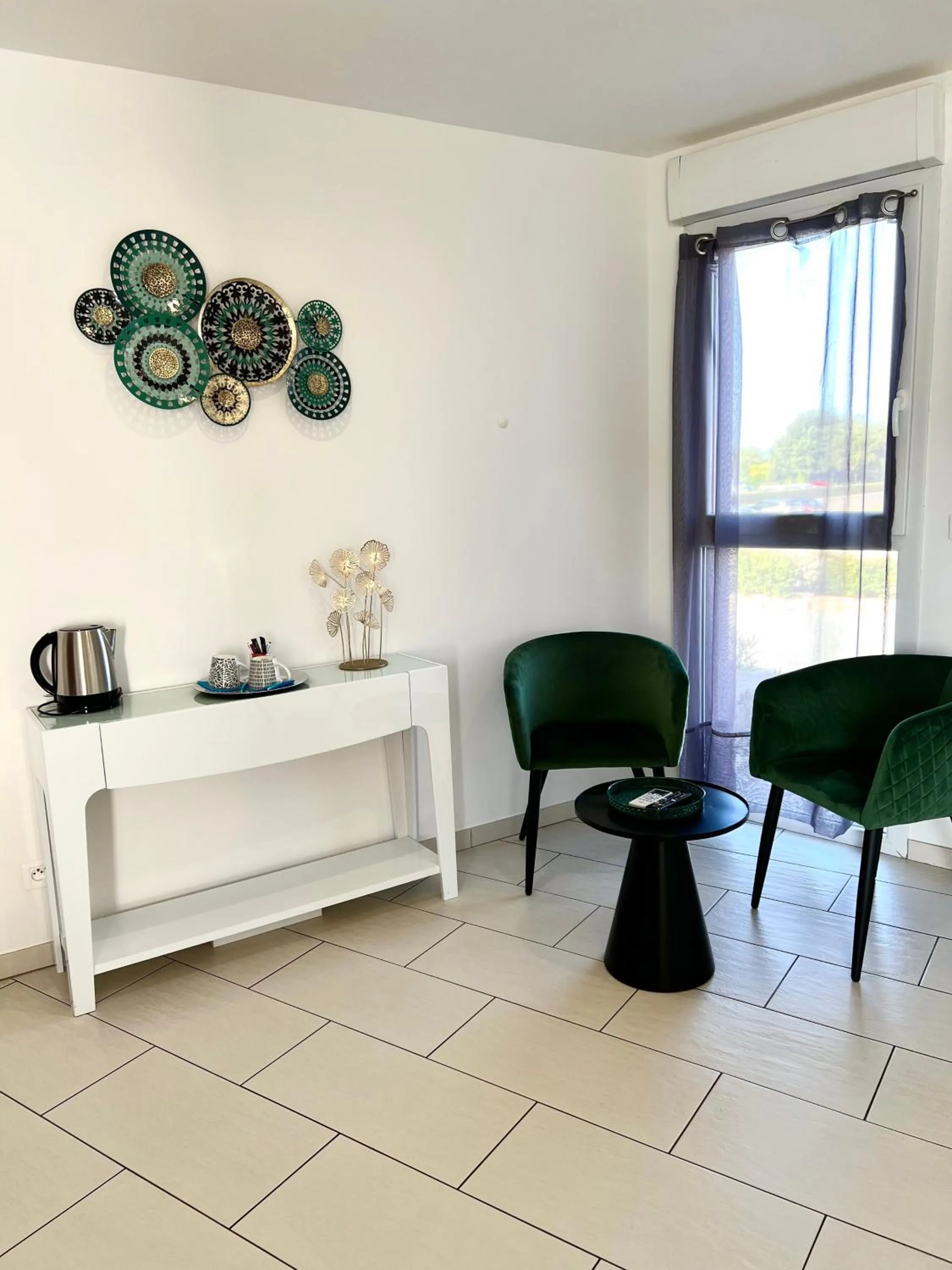 Decorative detail in Les Alizés Résidence & Spa