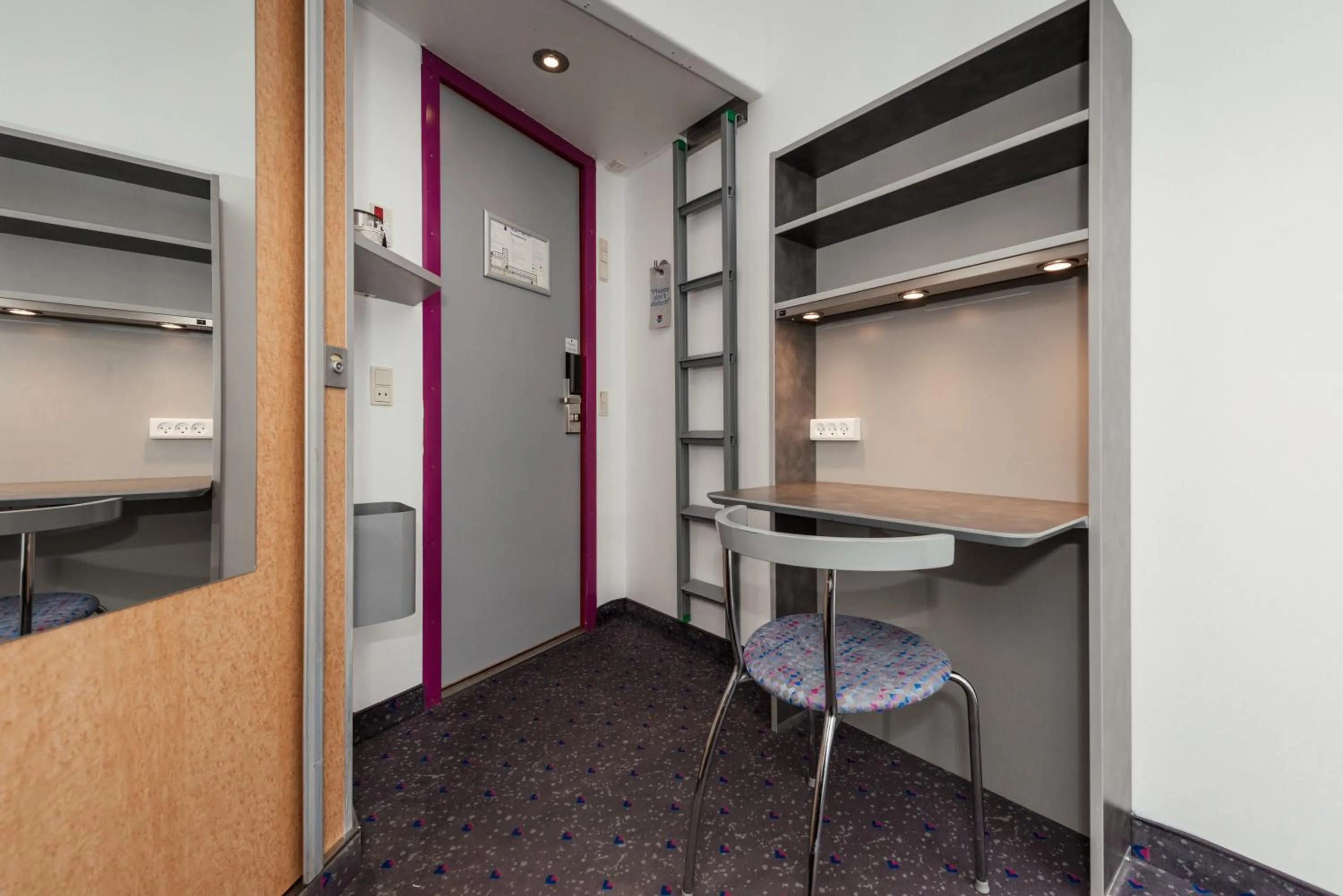 Seating area in Cabinn Scandinavia