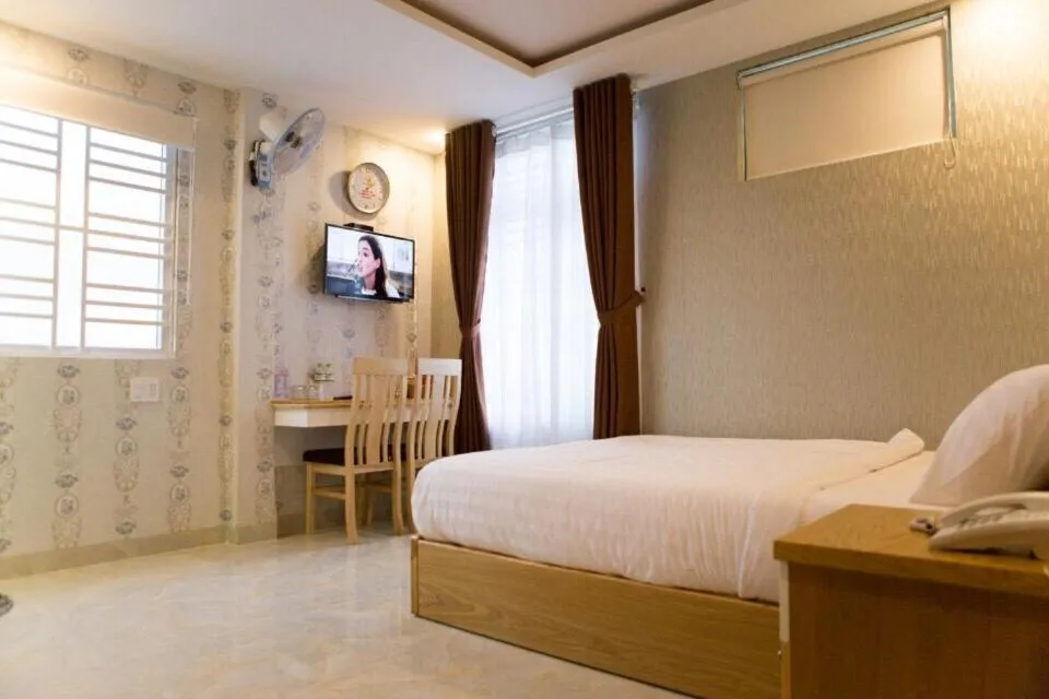 Bed in Thien Nga Hotel